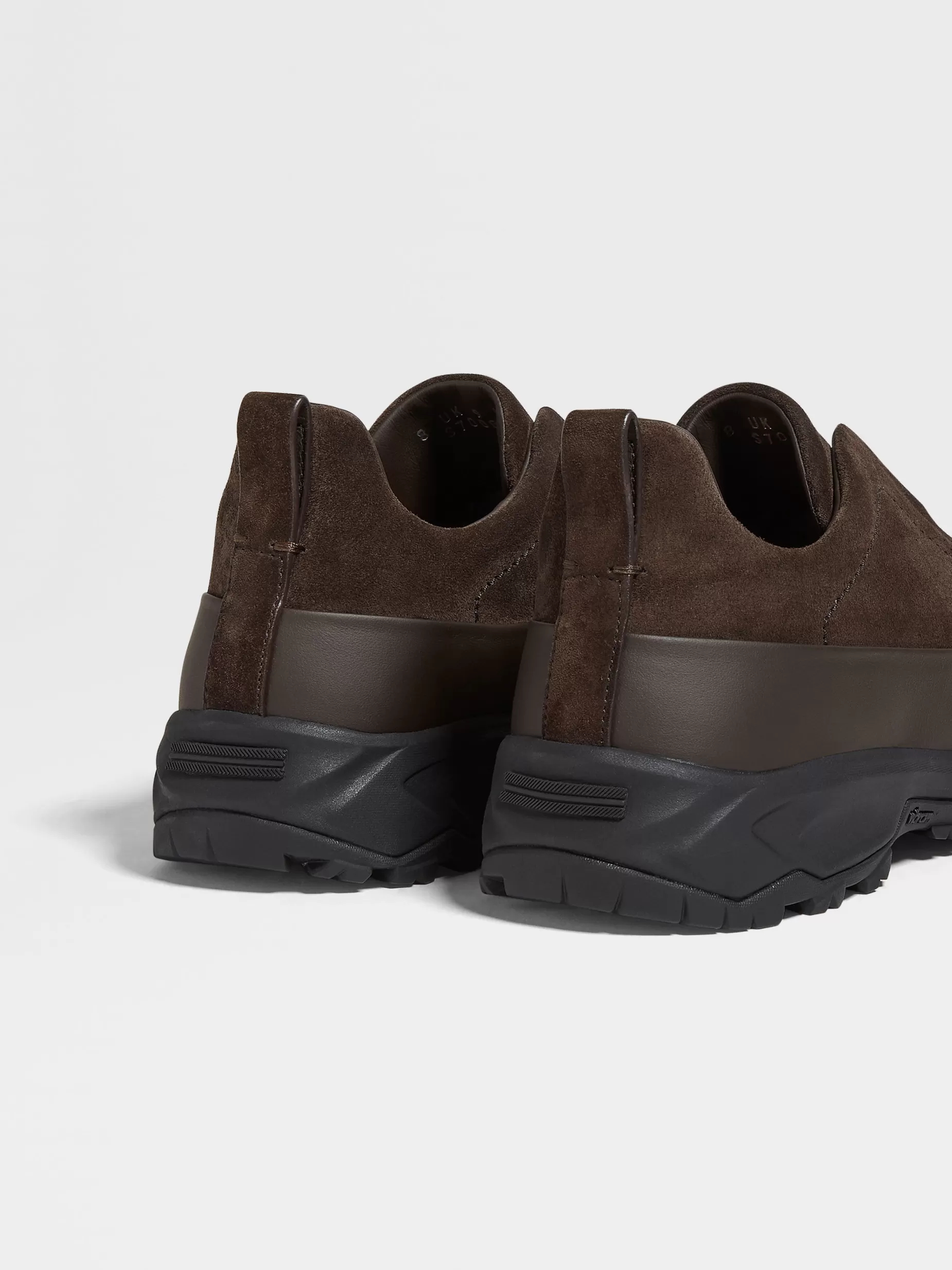 Baskets Triple Stitch™ Monte en Veau Velours et Cuir<ZEGNA Cheap