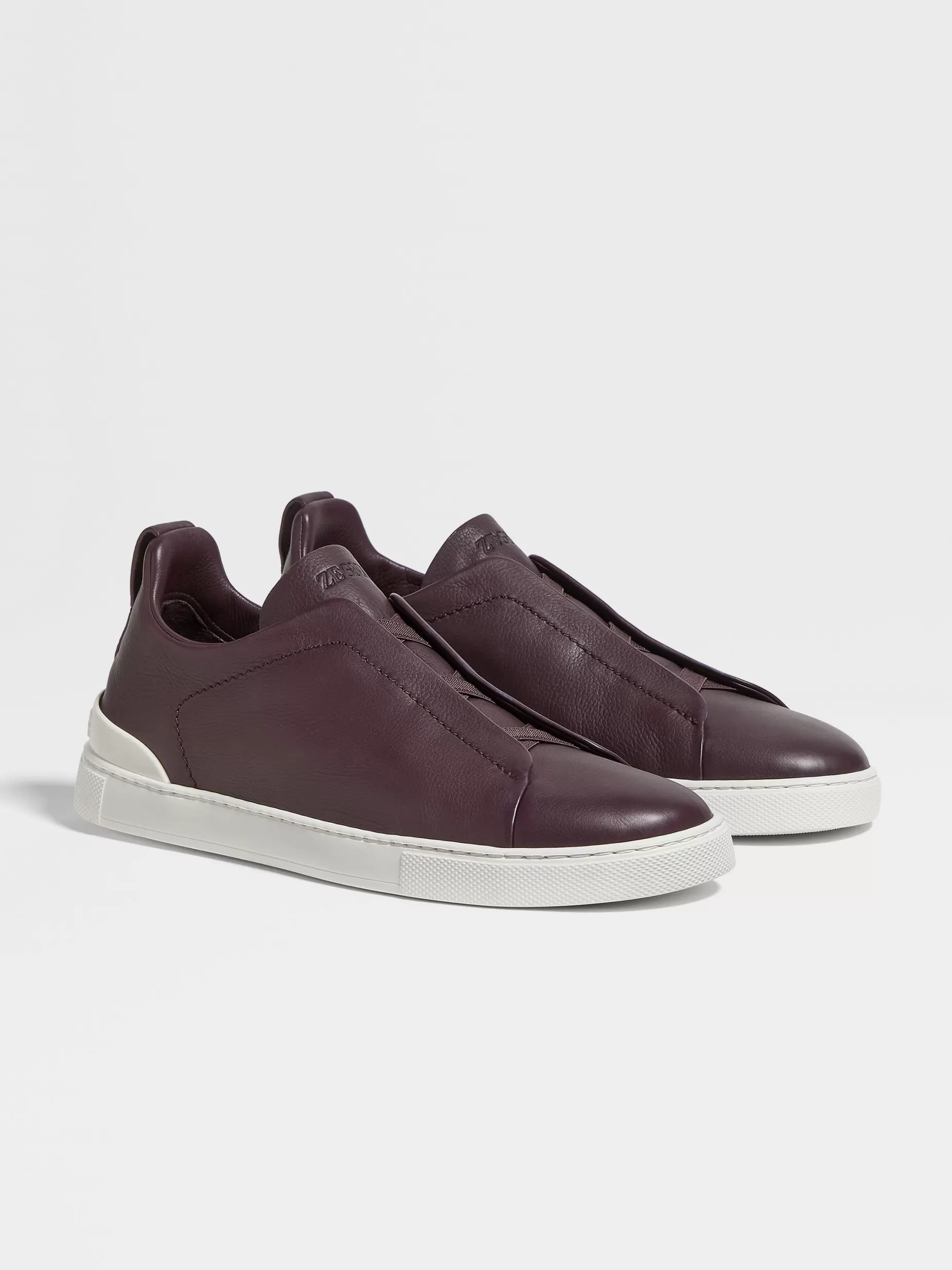 Baskets Triple Stitch™ SECONDSKIN Violet Foncé<ZEGNA Outlet