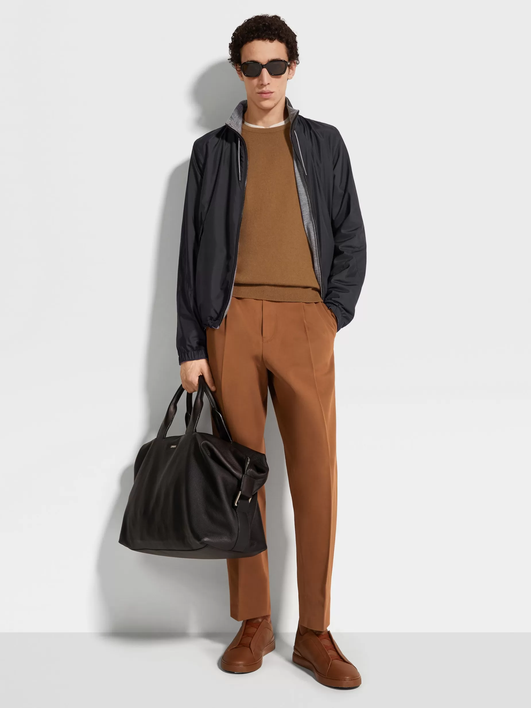 Blouson Réversible Brezza en Microfibre<ZEGNA Clearance