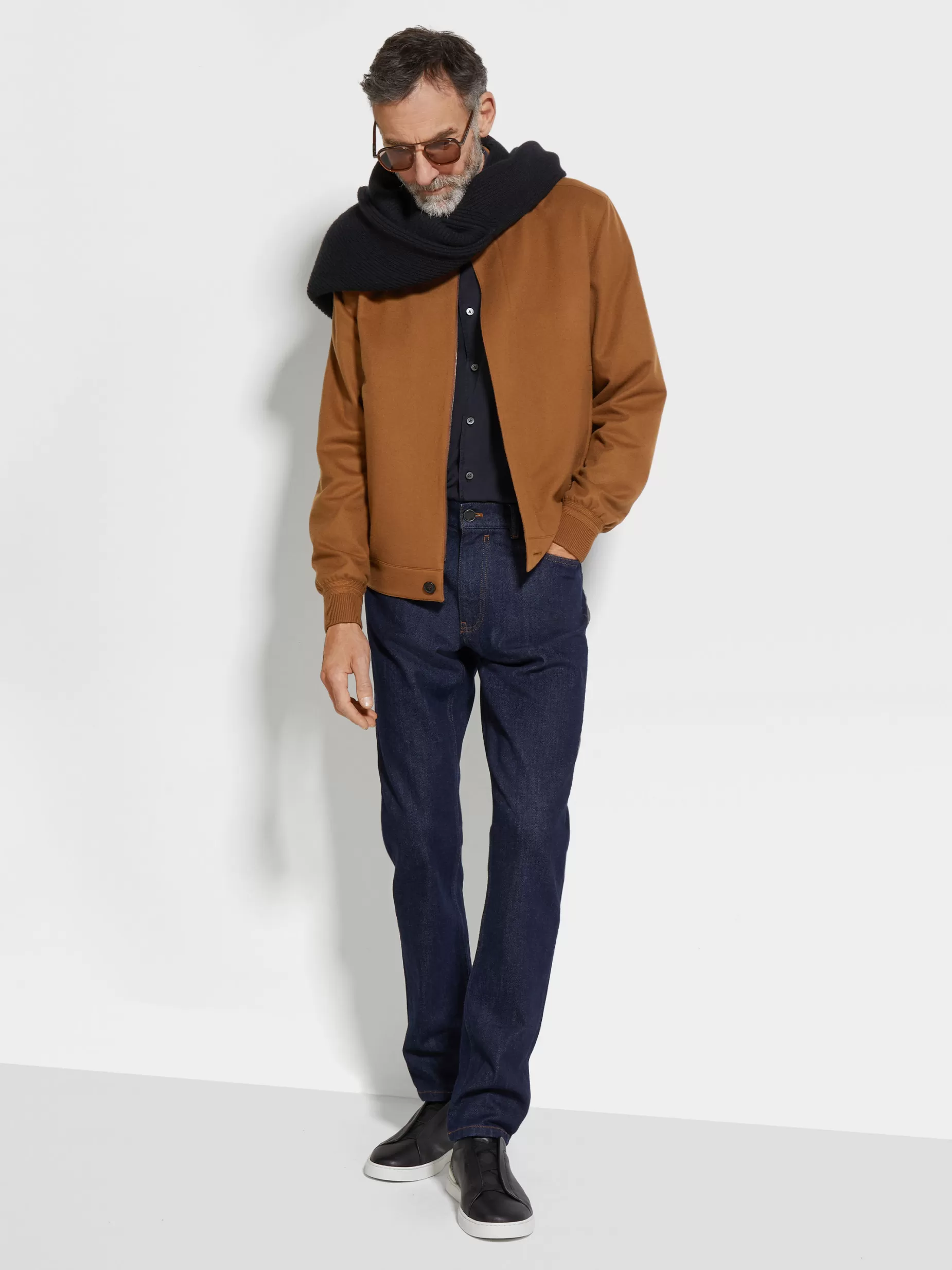 Bomber en Oasi Cashmere Elements<ZEGNA Discount