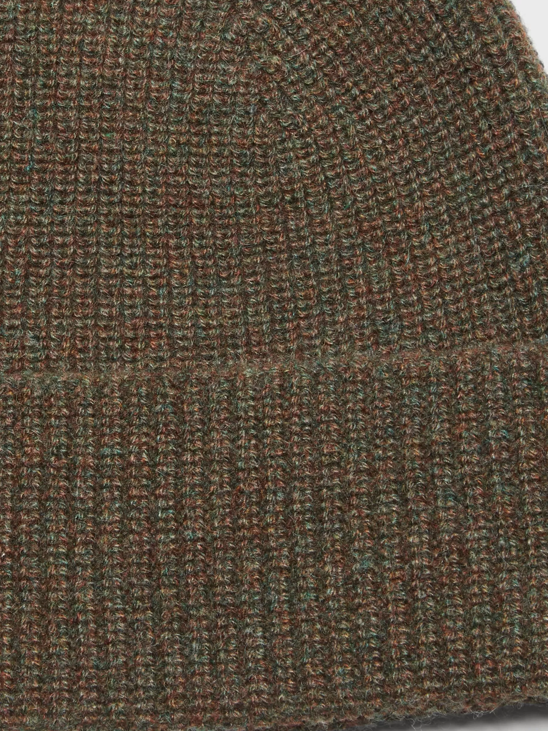 Bonnet en Oasi Cashmere Vert Kaki Chiné Multicolore<ZEGNA Shop