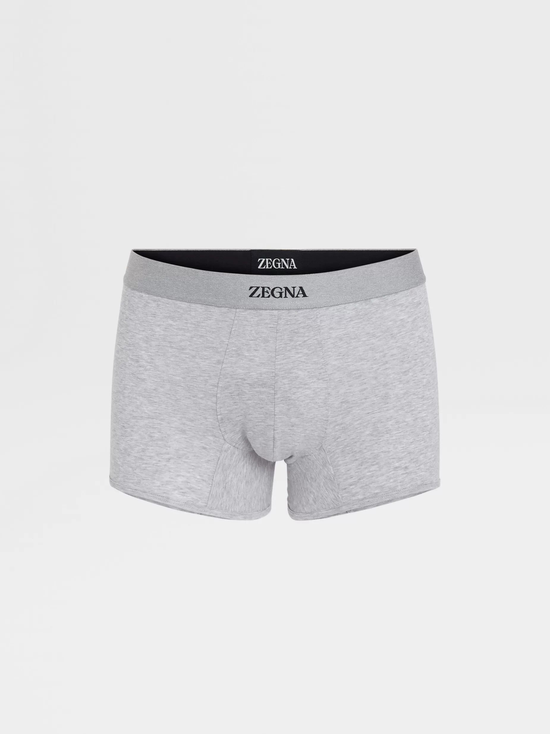 Boxer en Coton Gris Chiné<ZEGNA Cheap