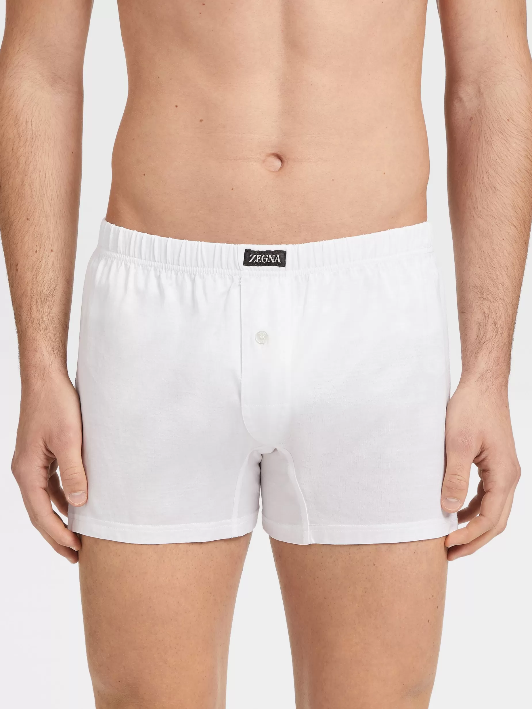 Boxer Long en Coton Filoscozia<ZEGNA Store