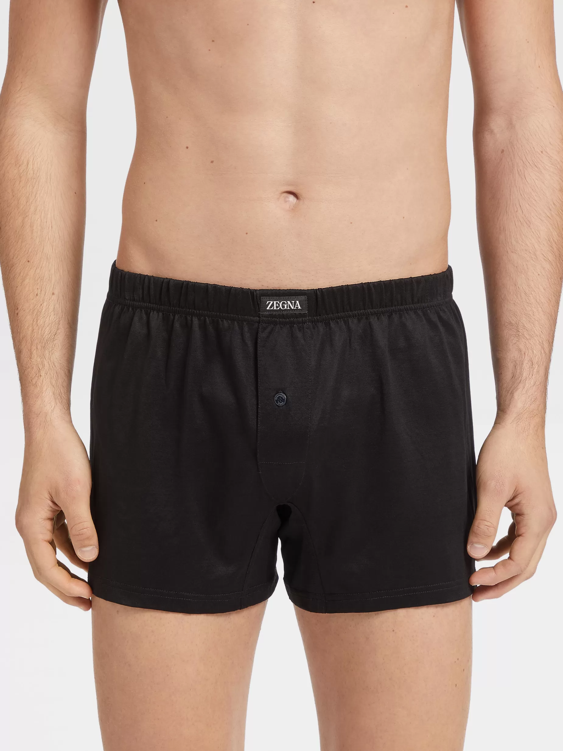 Boxer Long en Coton Filoscozia<ZEGNA Best