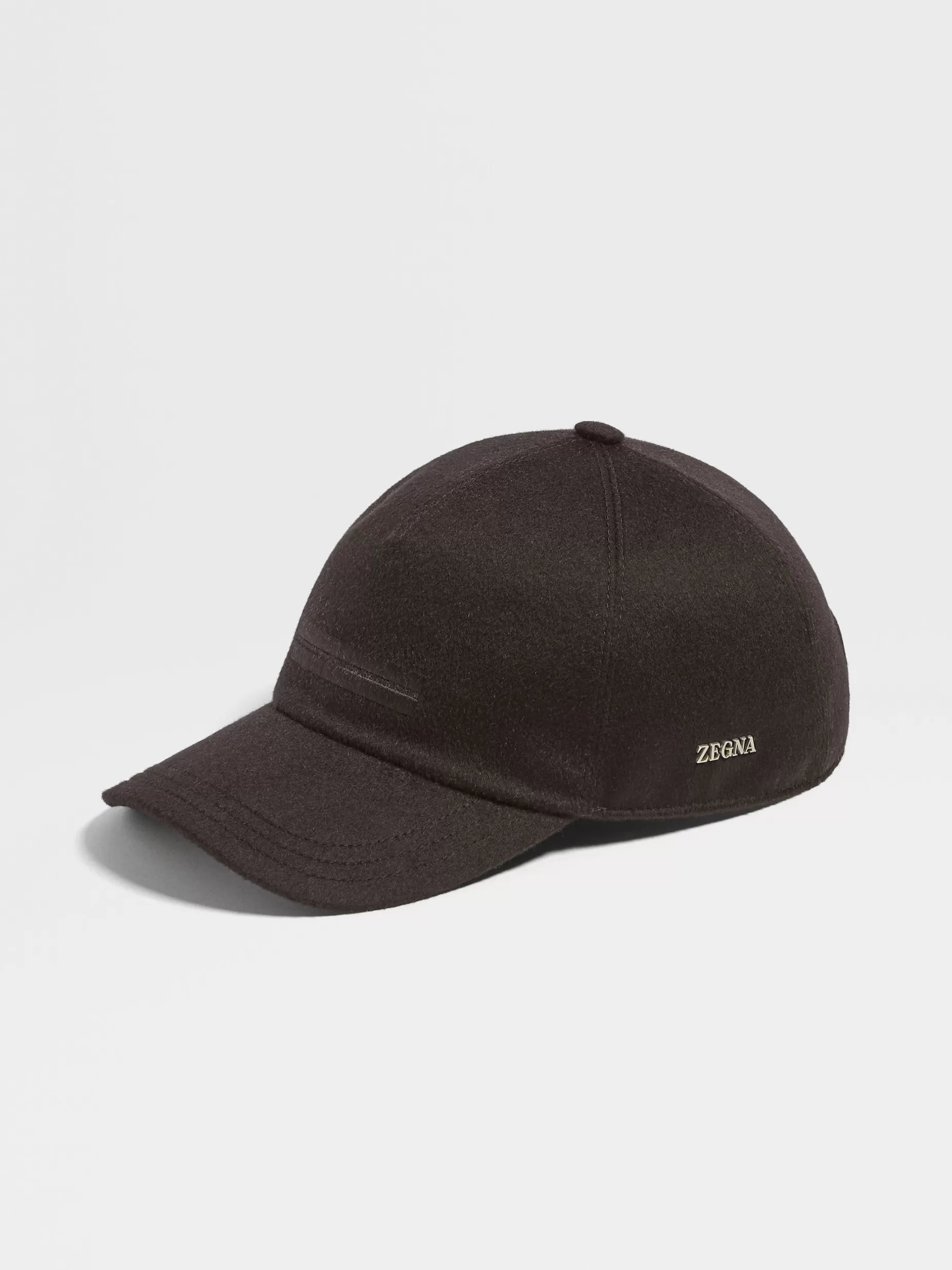 Casquette en Oasi Cashmere Marron Foncé<ZEGNA New