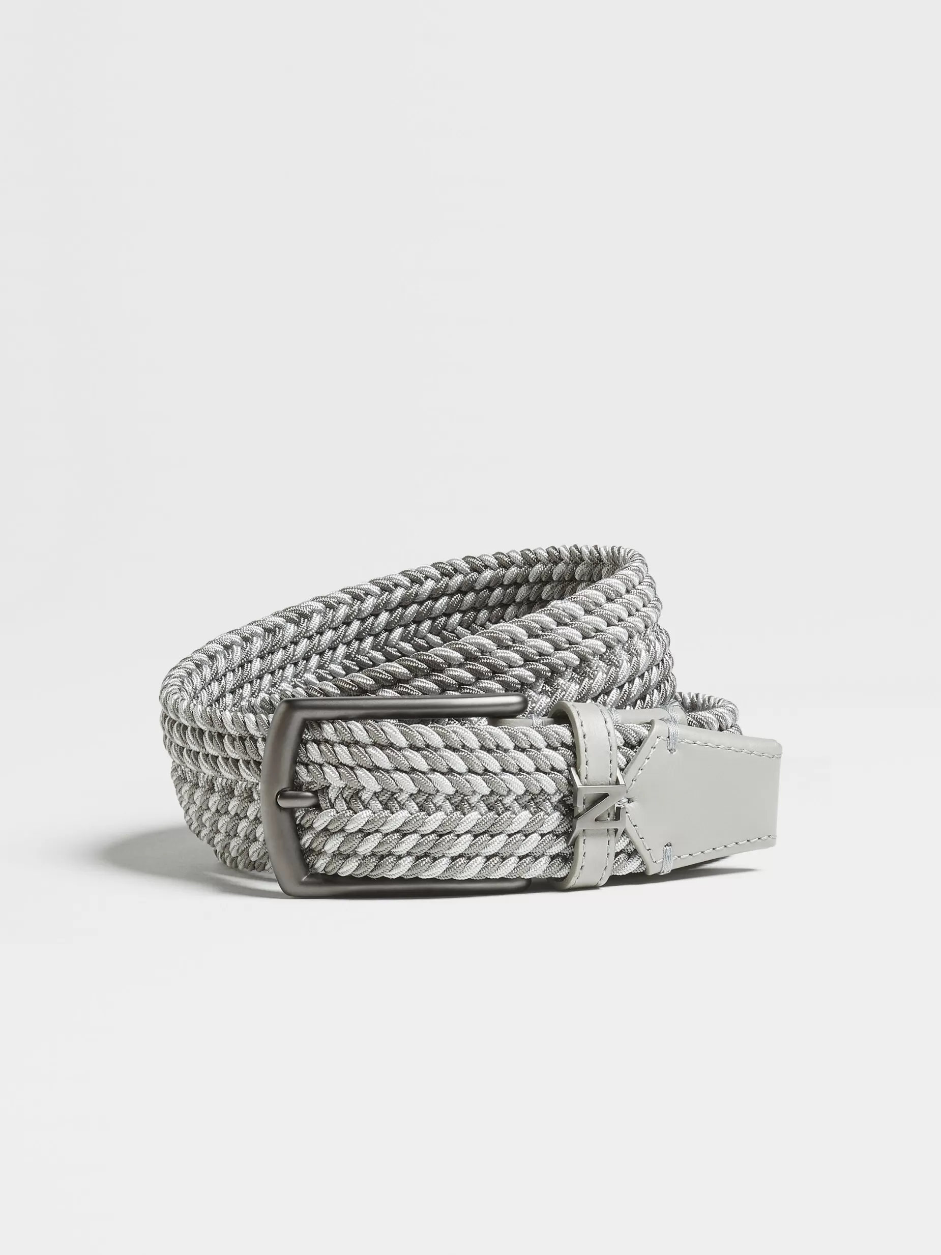 Ceinture en Rayonne Gris Chiné<ZEGNA Best