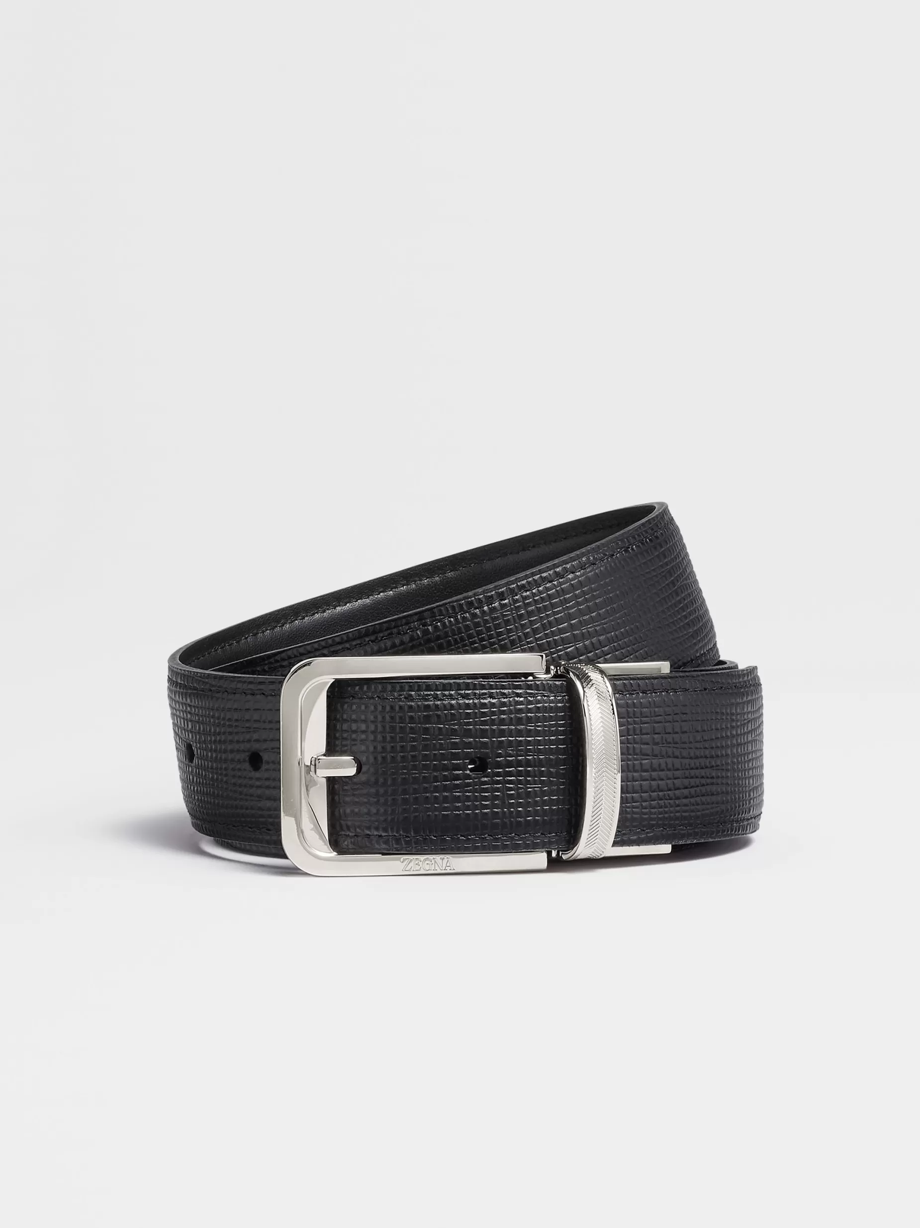 Ceinture Réversible en Cuir e<ZEGNA Discount