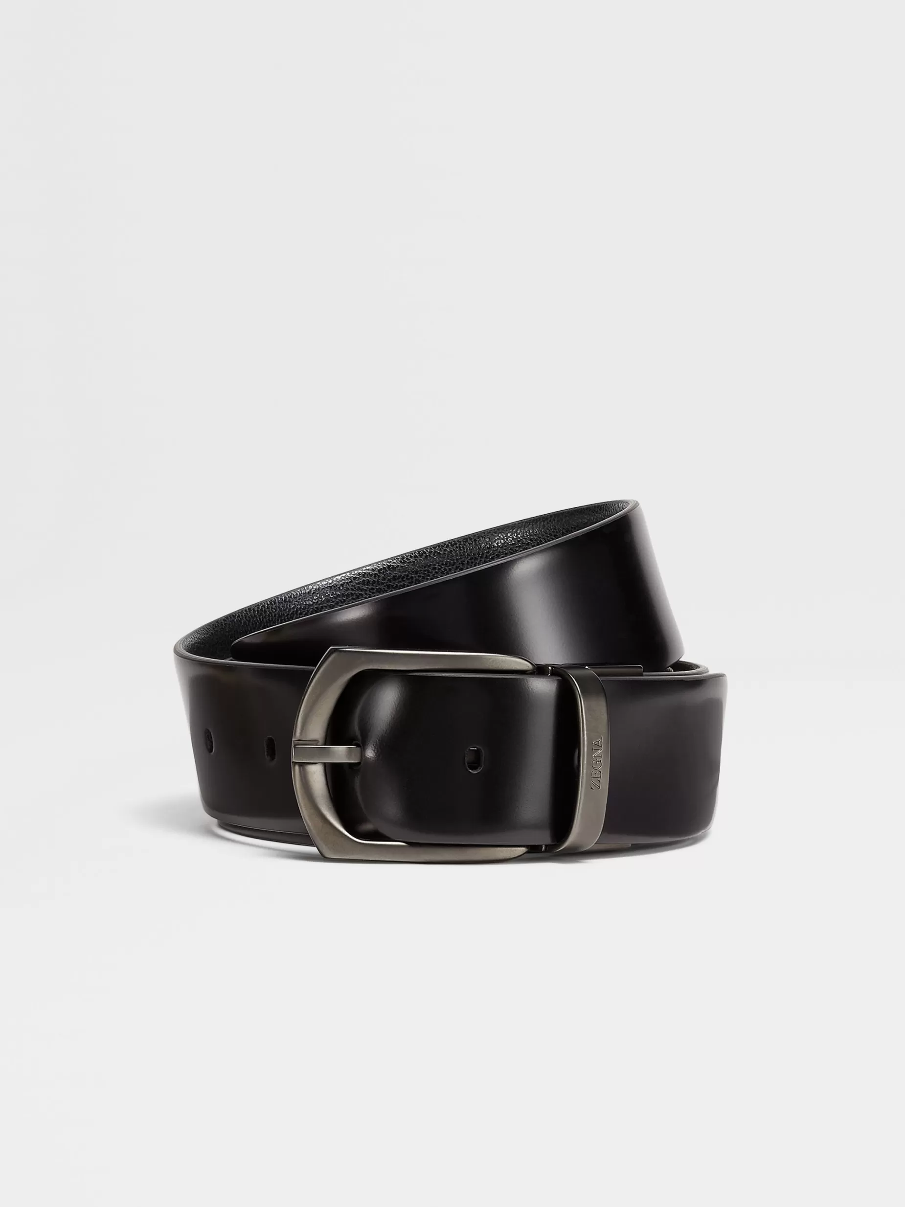 Ceinture Réversible en Cuir e<ZEGNA Fashion