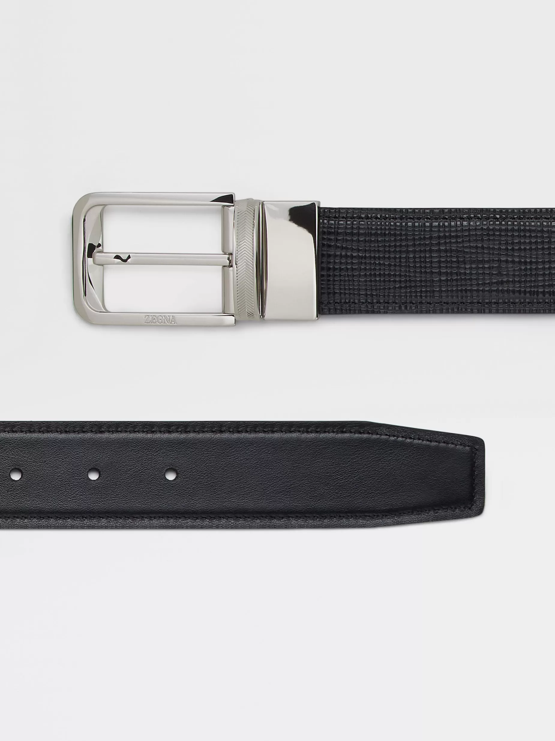 Ceinture Réversible en Cuir e<ZEGNA Discount