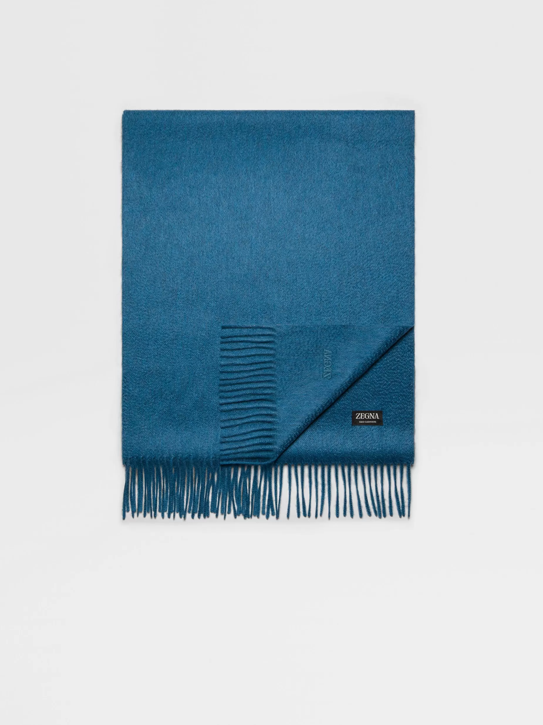 Écharpe en Oasi Cashmere Bleu Sarcelle<ZEGNA Online