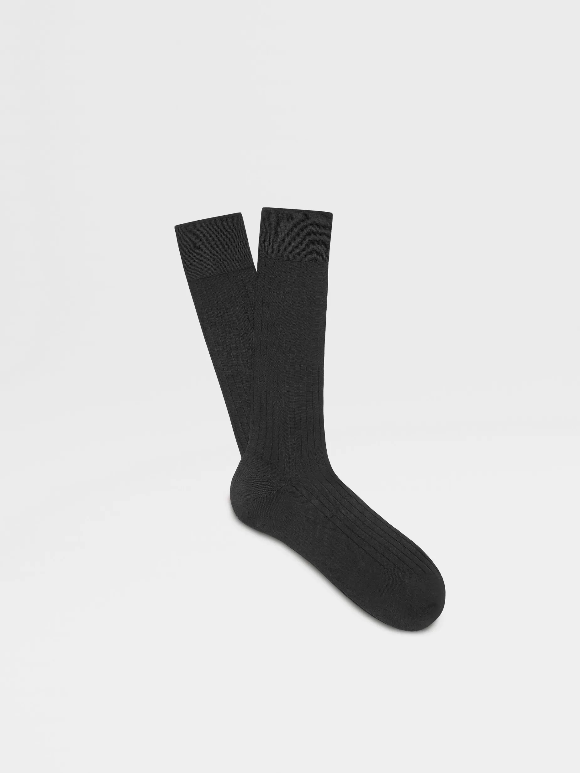 Chaussettes en Coton Bleu Marine<ZEGNA Online