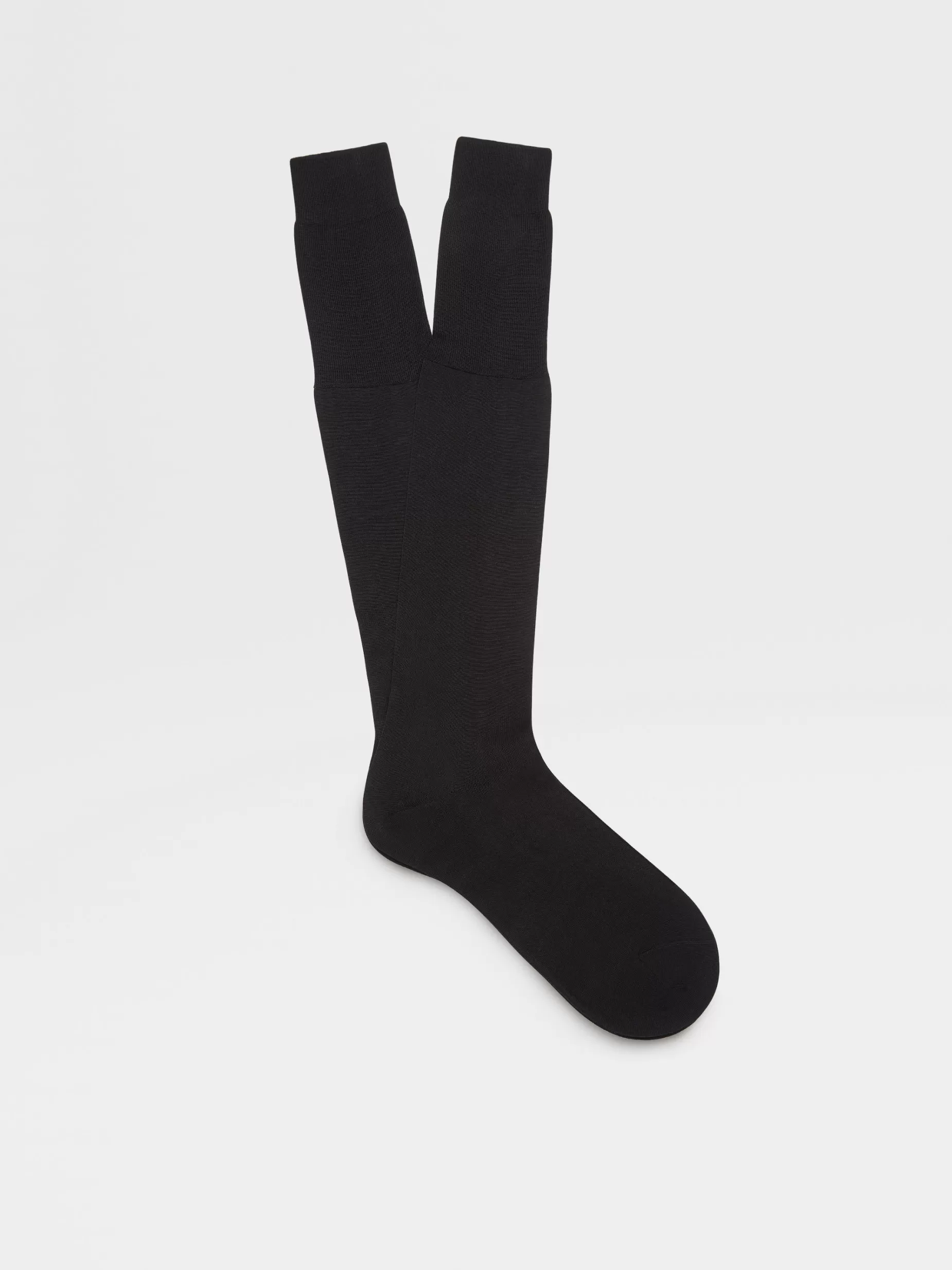 Chaussettes en Coton Bleu Marine<ZEGNA Store