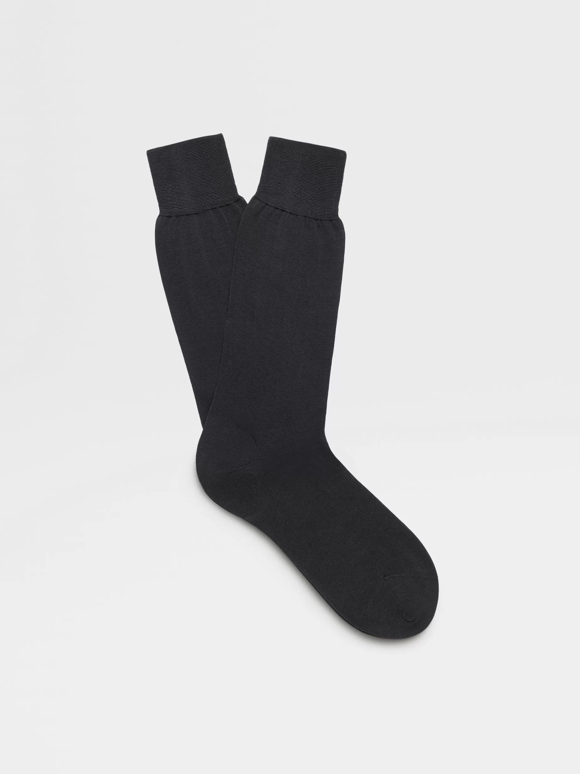 Chaussettes en Coton Bleu Marine<ZEGNA Clearance