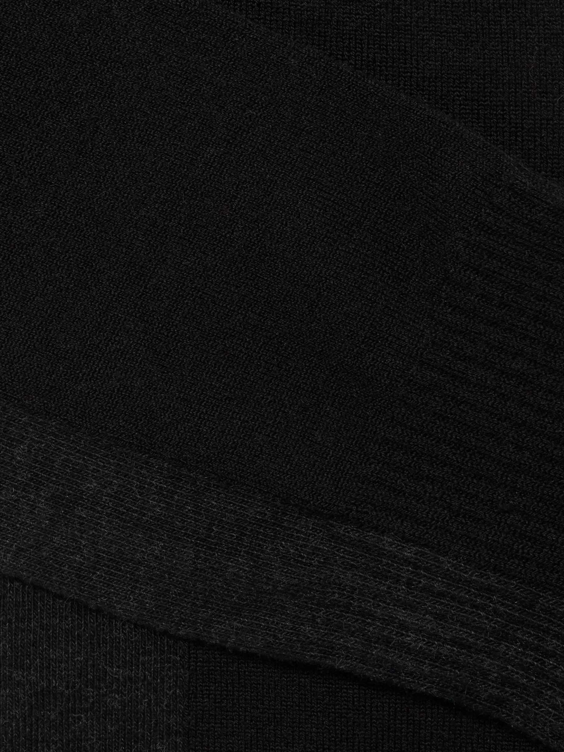 Chaussettes en Laine Techmerino™ Mélangée Gris Foncé et Noir<ZEGNA Store