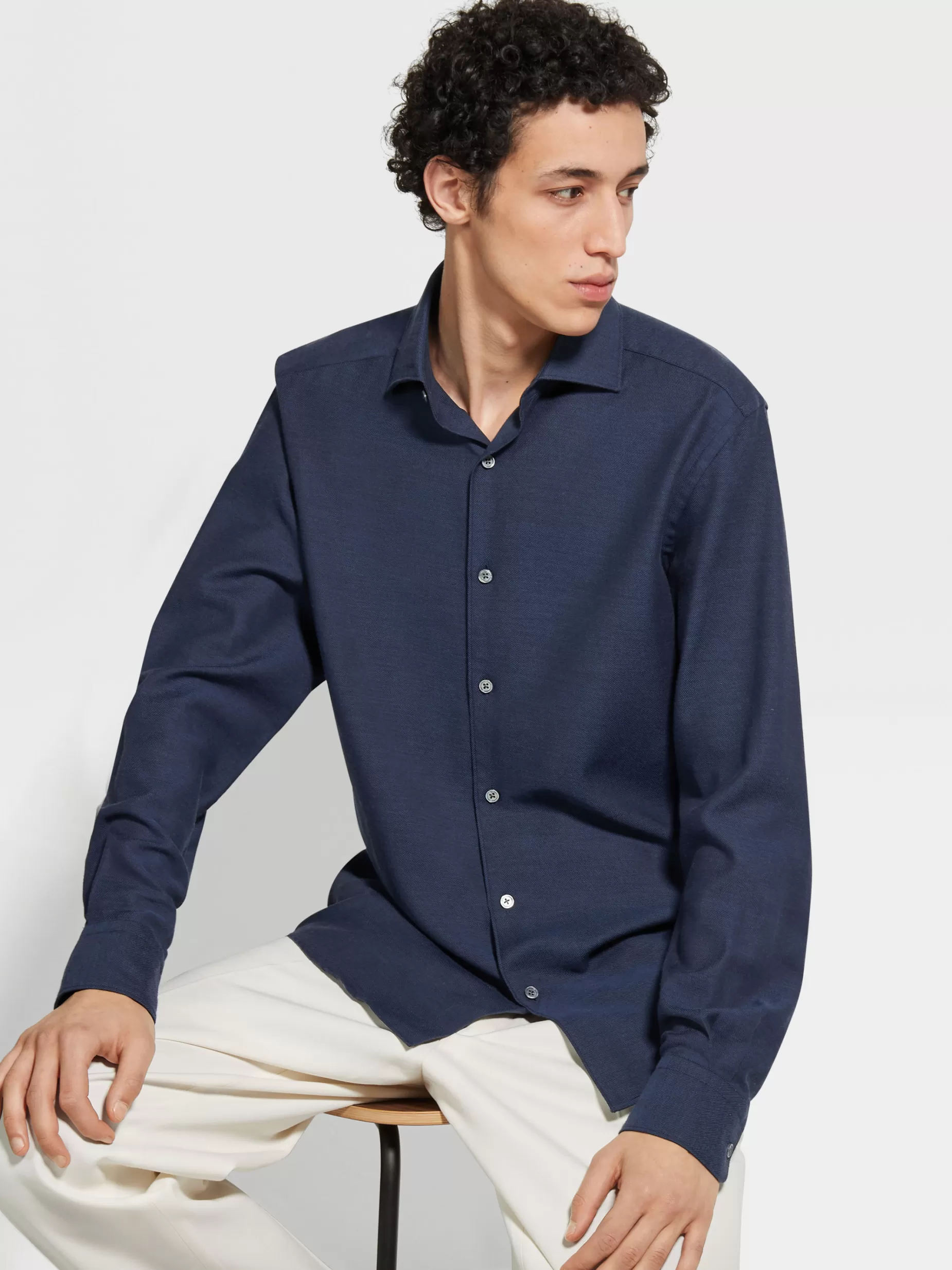 Chemise en Cashco<ZEGNA Fashion