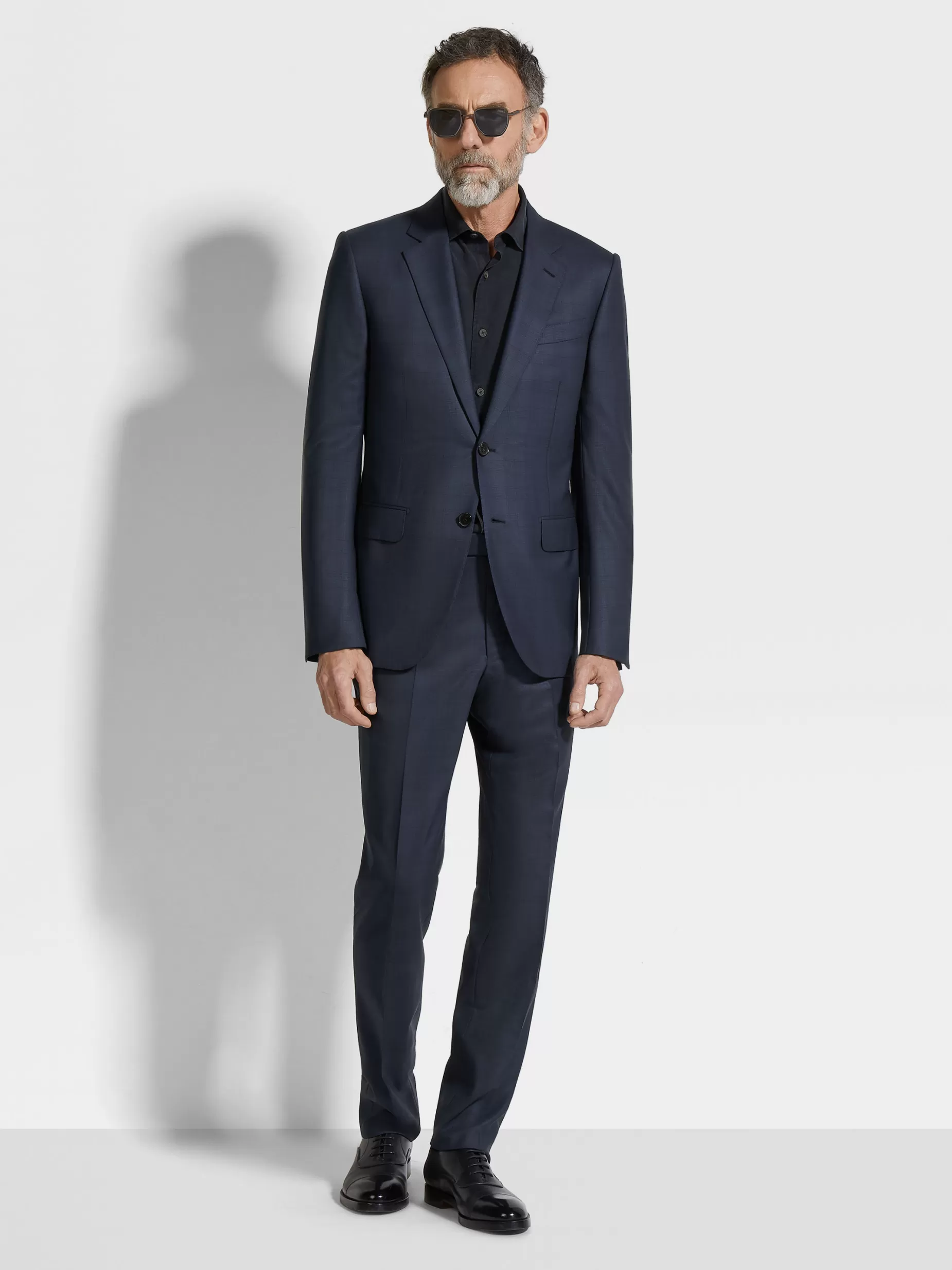 Costume en Laine Centoventimila Bleu Marine<ZEGNA Best