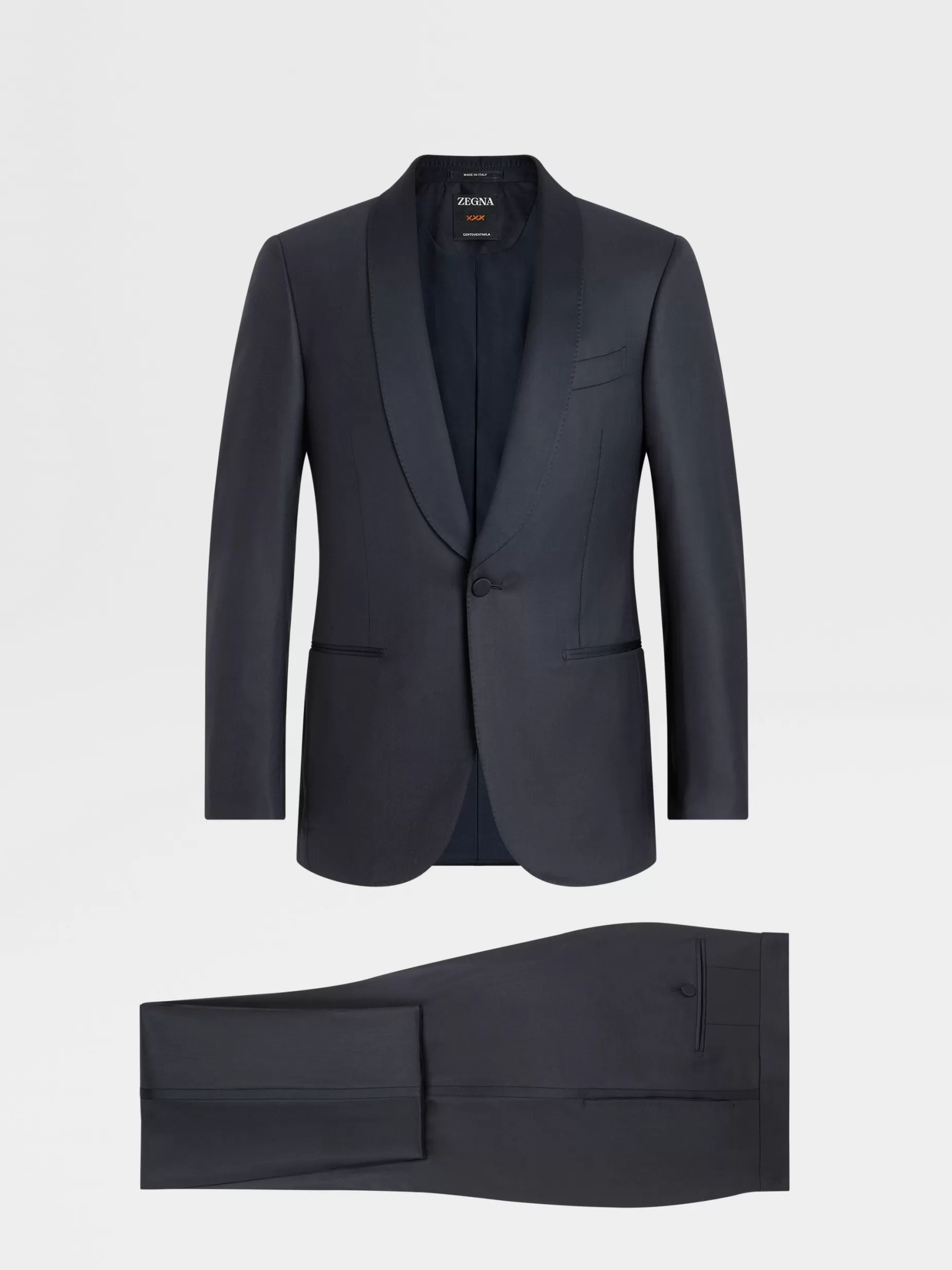 Costume en Laine Centoventimila Bleu Marine<ZEGNA Fashion