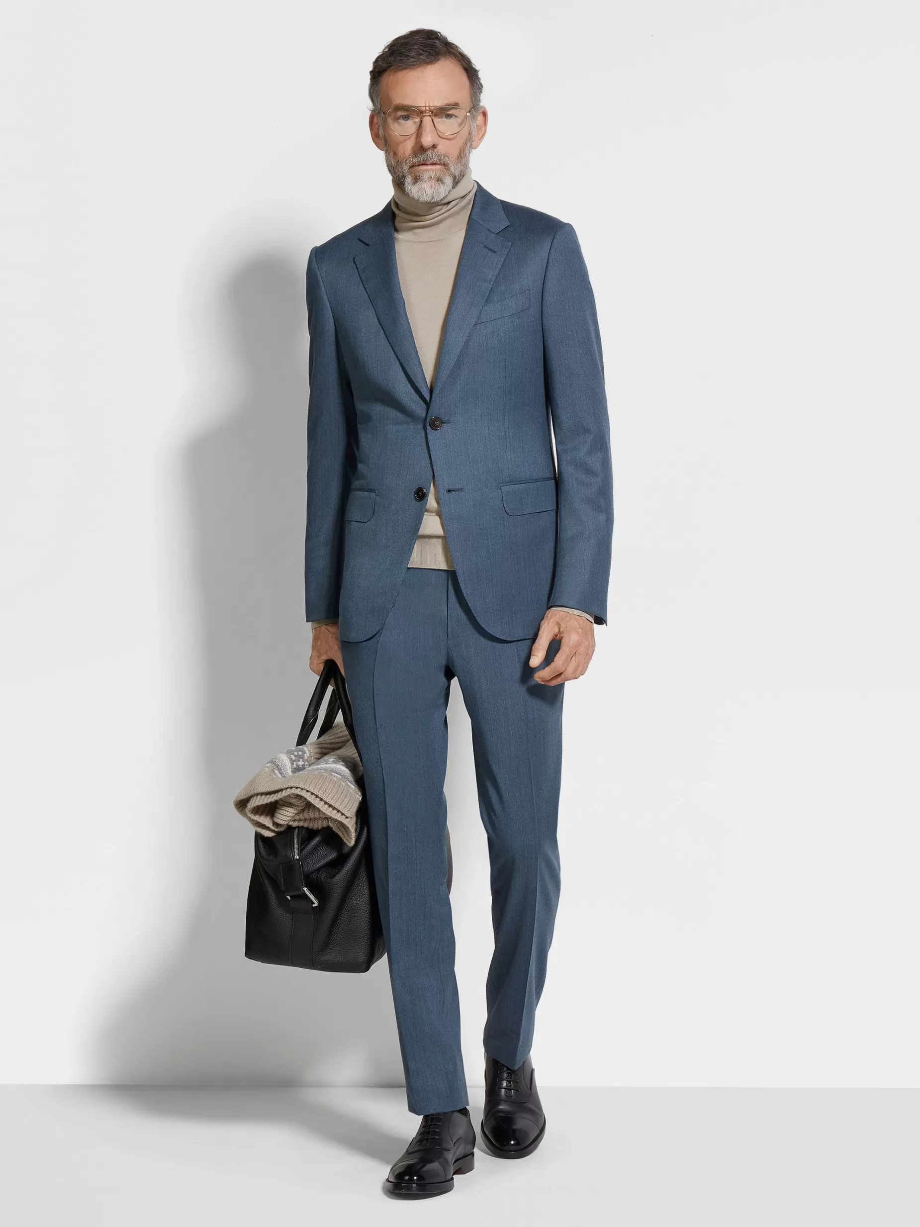 Costume en Laine Centoventimila Bleu Sarcelle<ZEGNA Best Sale