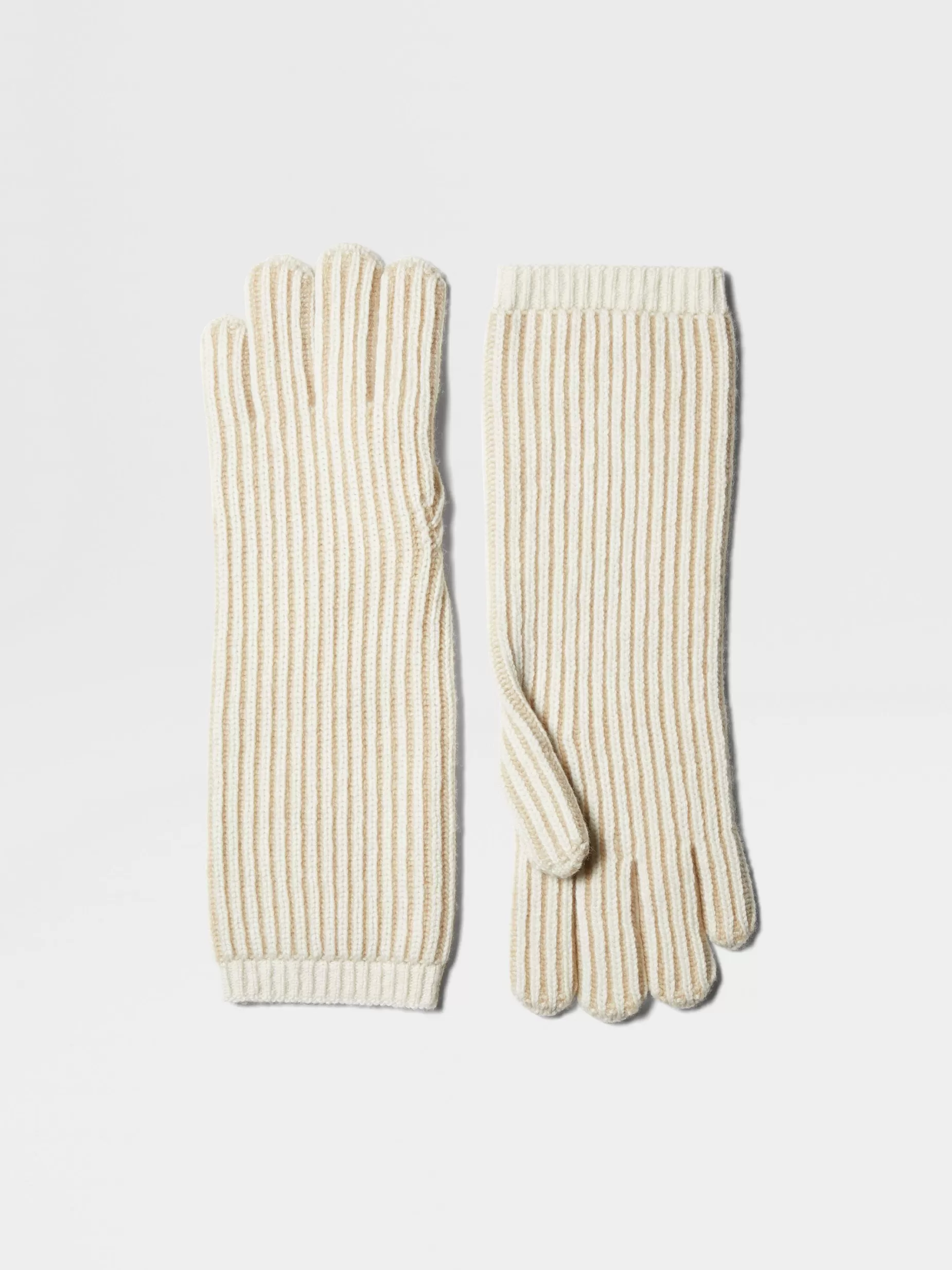 Gants en Oasi Cashmere Taupe Clair<ZEGNA Online