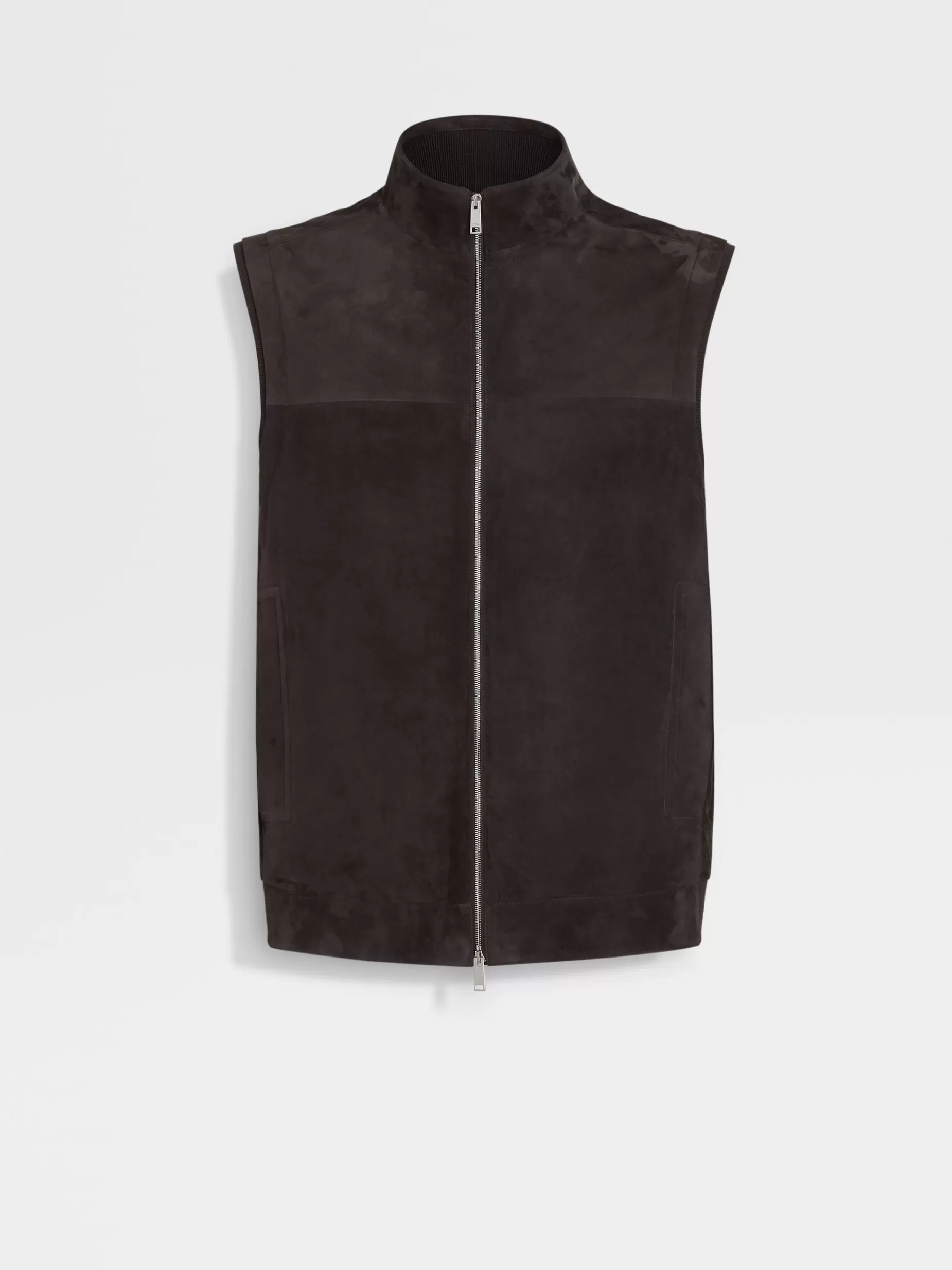 Gilet Sans Manches en Veau Velours<ZEGNA Best