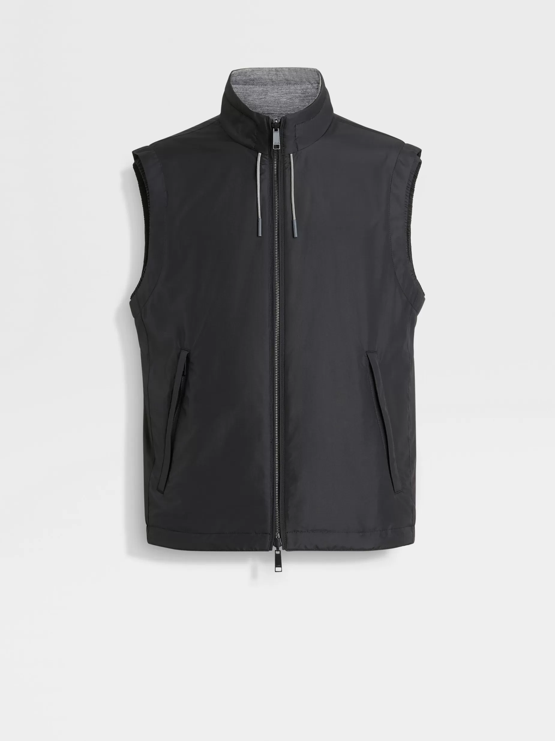 Gilet Sans Manches Réversible Brezza en Microfibre<ZEGNA Outlet