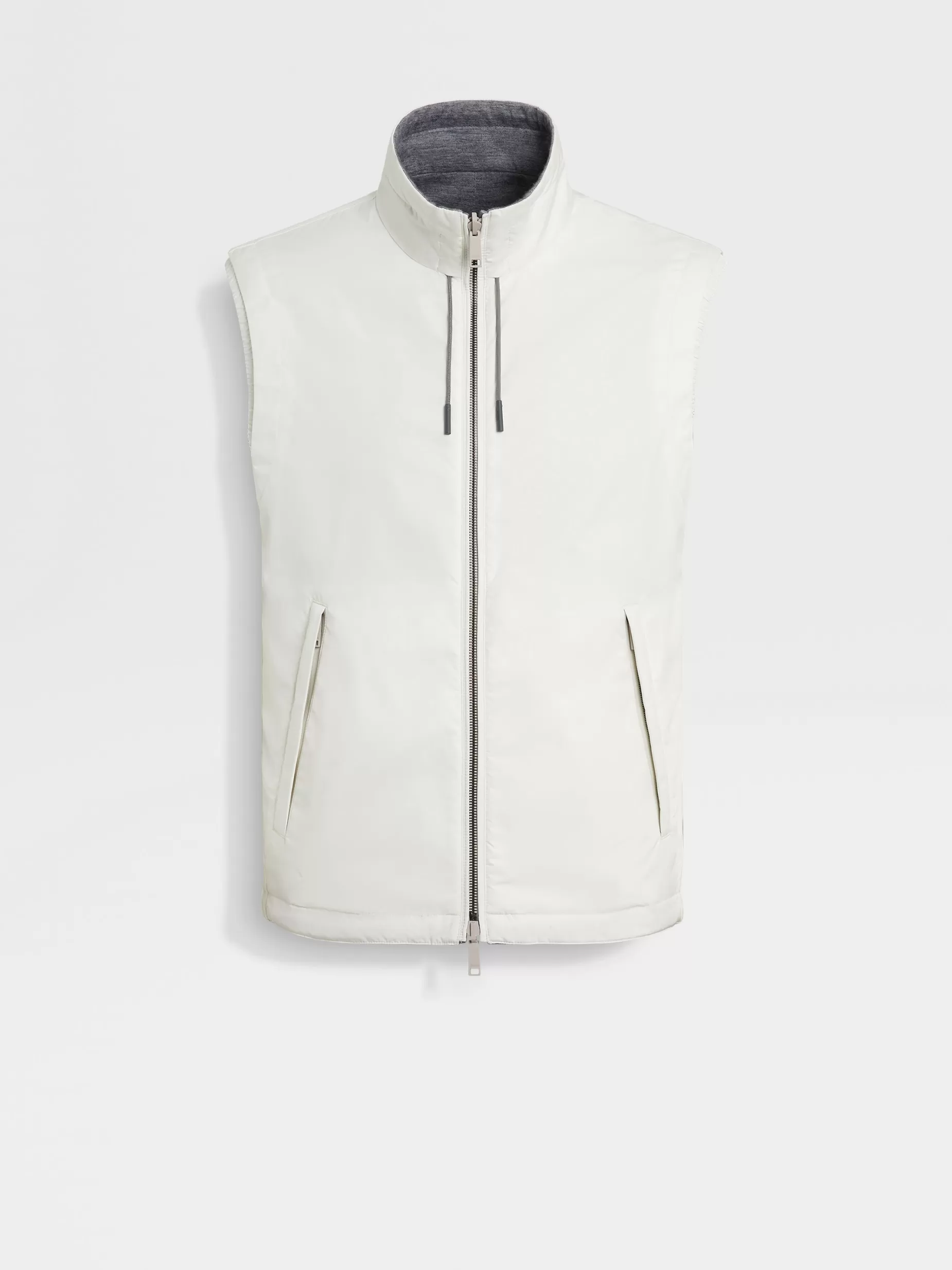 Gilet Sans Manches Réversible Brezza en Microfibre<ZEGNA Hot