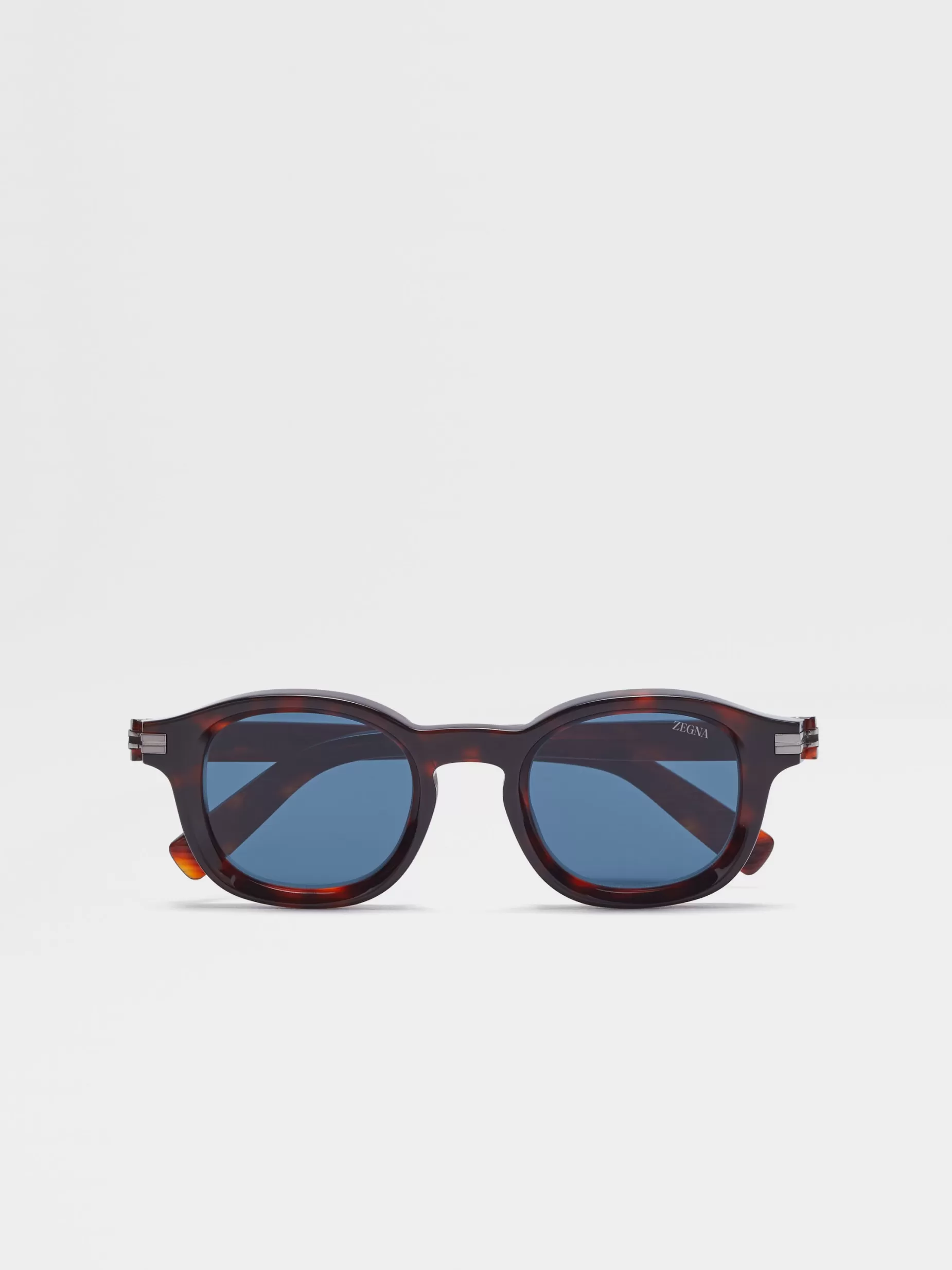 Lunettes de Soleil Aurora I en Acétate Havane Rouge<ZEGNA Hot