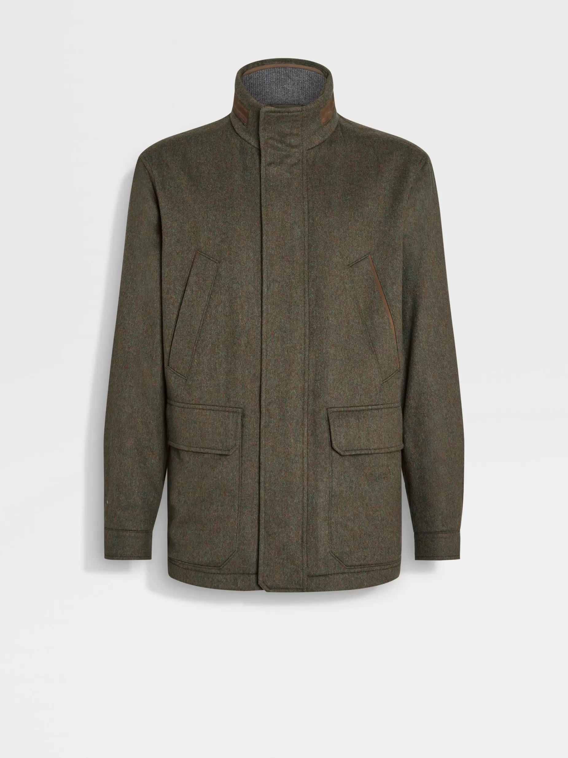 Manteau Court en Oasi Cashmere Elements<ZEGNA Shop