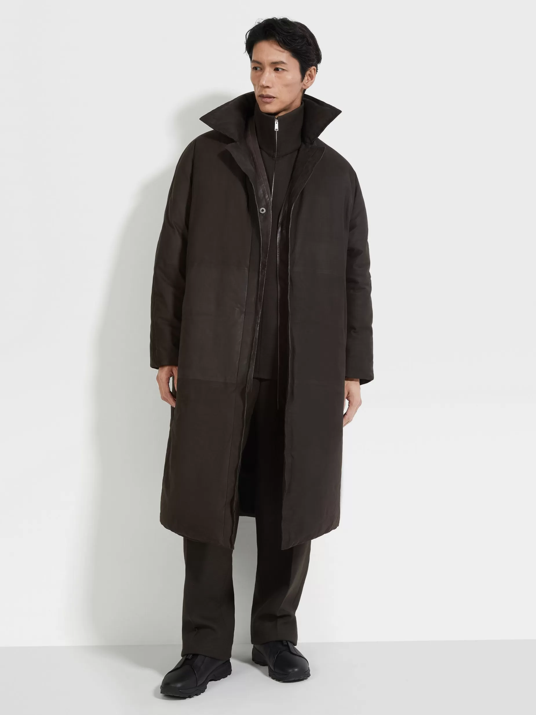 Manteau en Cuir<ZEGNA Cheap