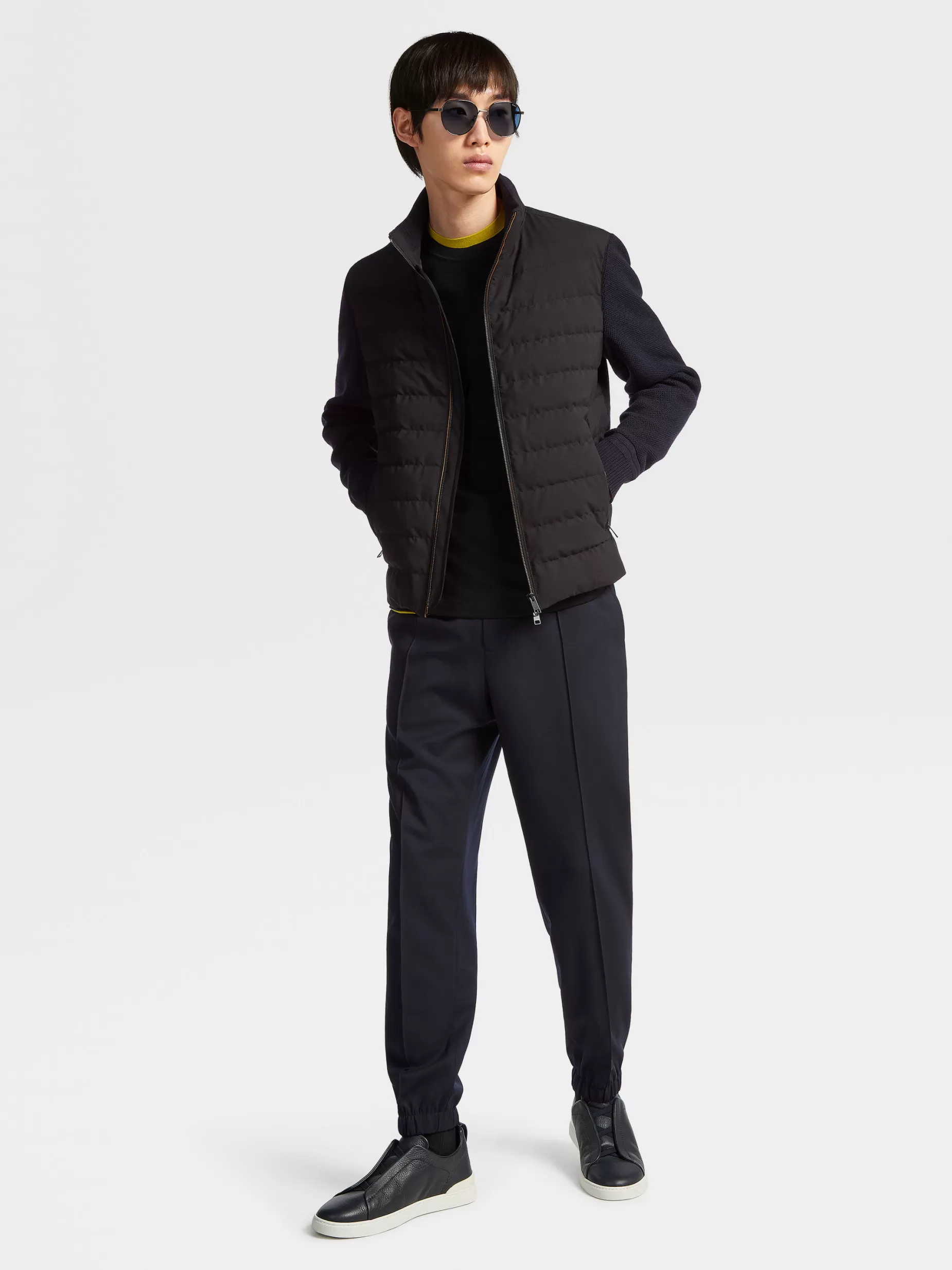 Pantalon de Jogging en Laine High Performance™ Bleu Marine<ZEGNA Best