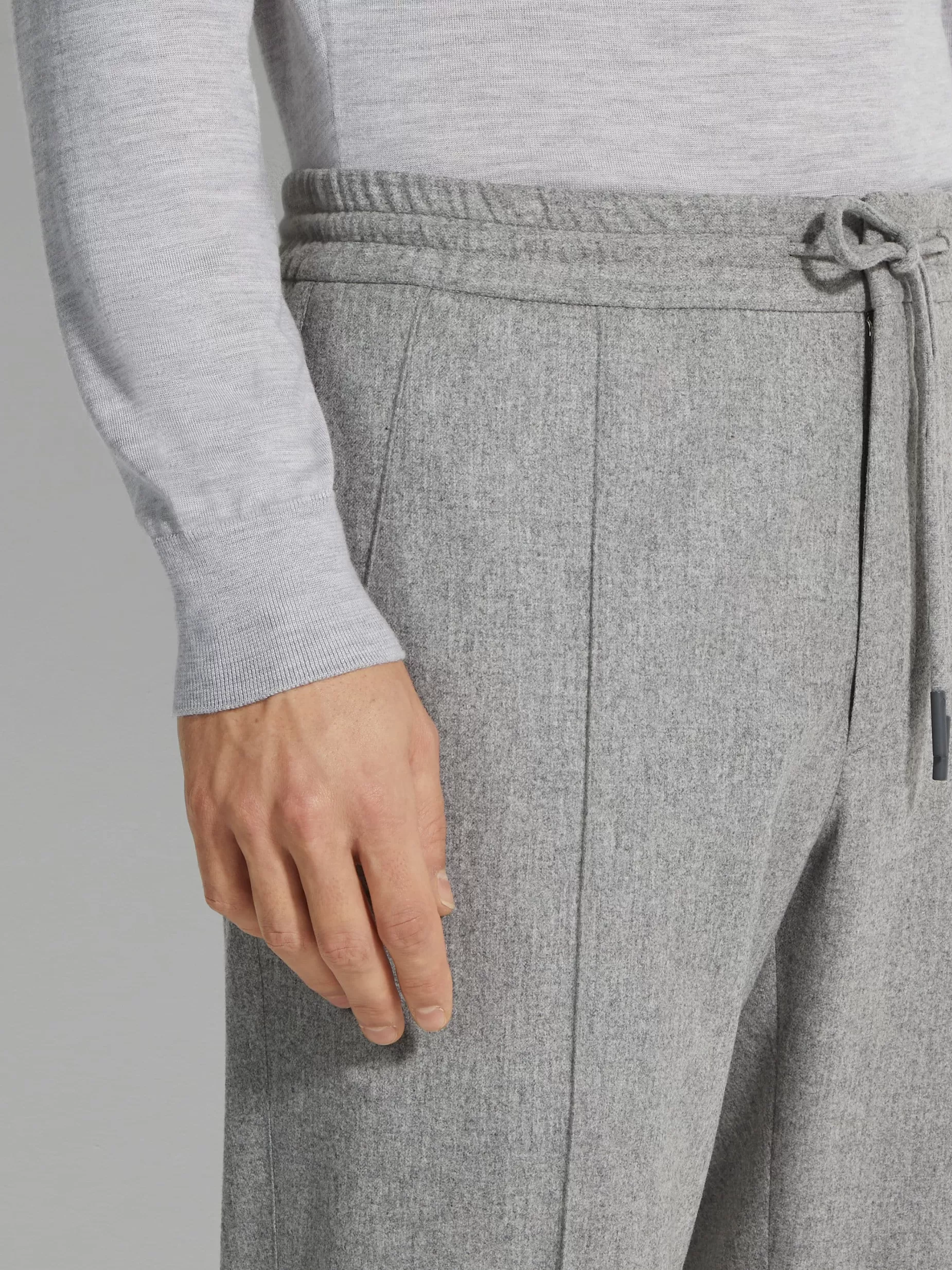 Pantalon de Jogging en Laine 15milmil15 Gris Chiné<ZEGNA Online