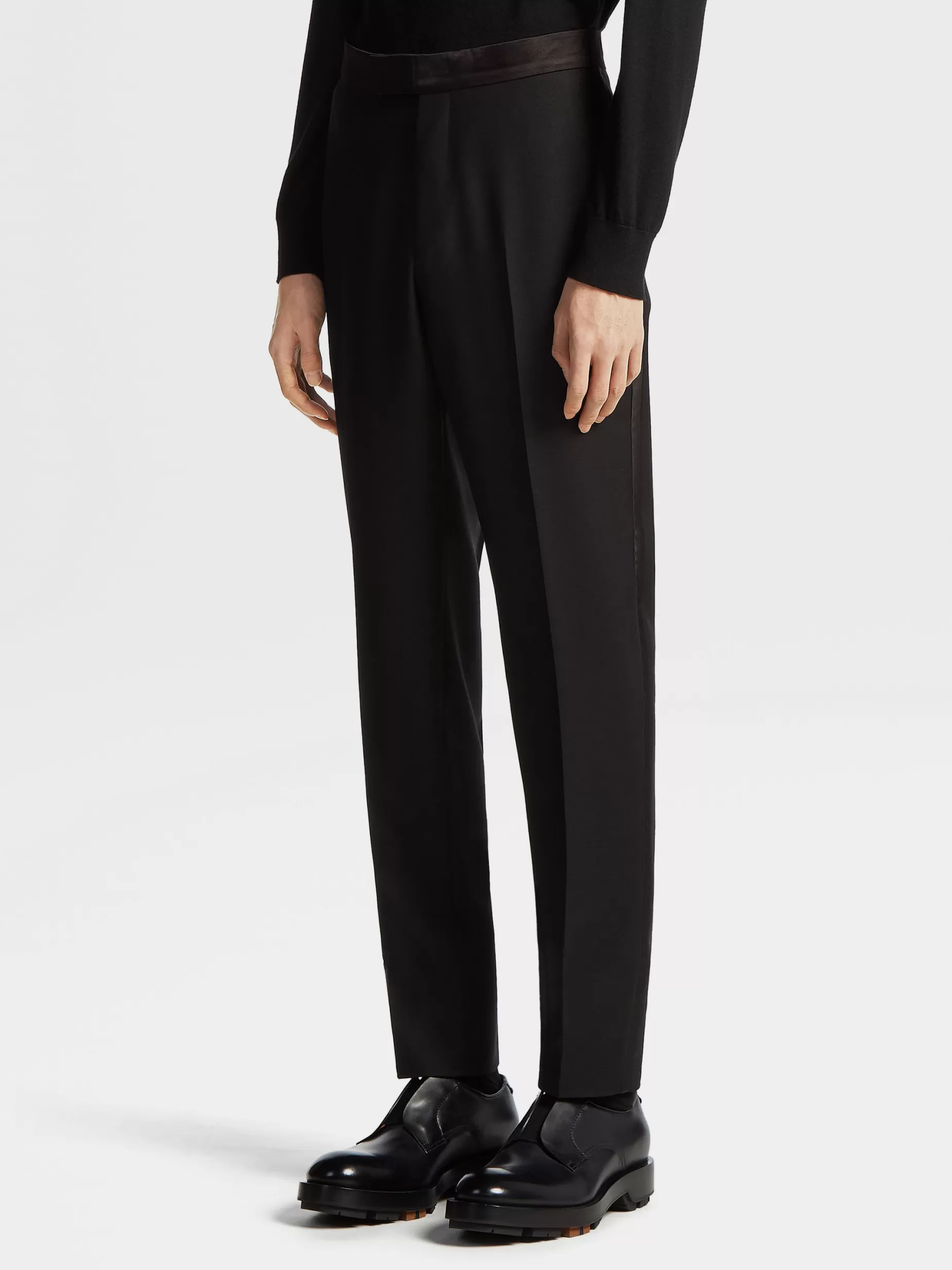 Pantalon de Soirée en Laine et Mohair<ZEGNA Outlet