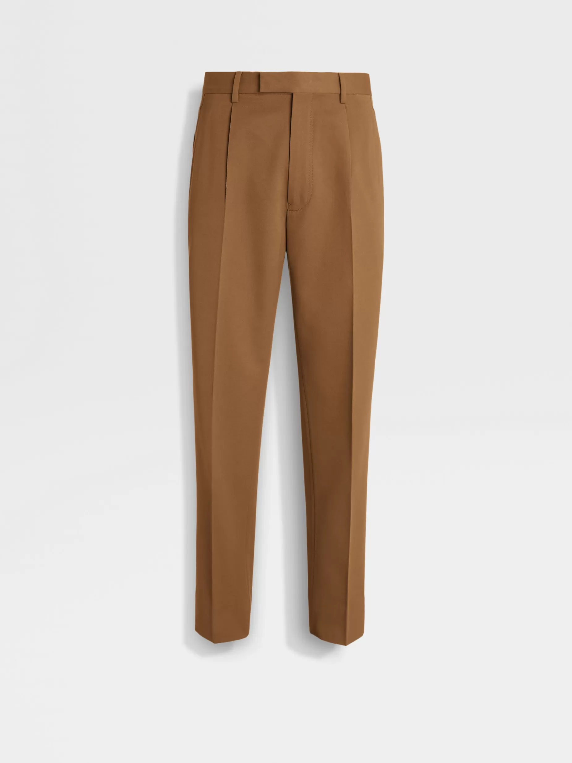 Pantalon en Coton et Laine Foliage Foncé<ZEGNA Cheap