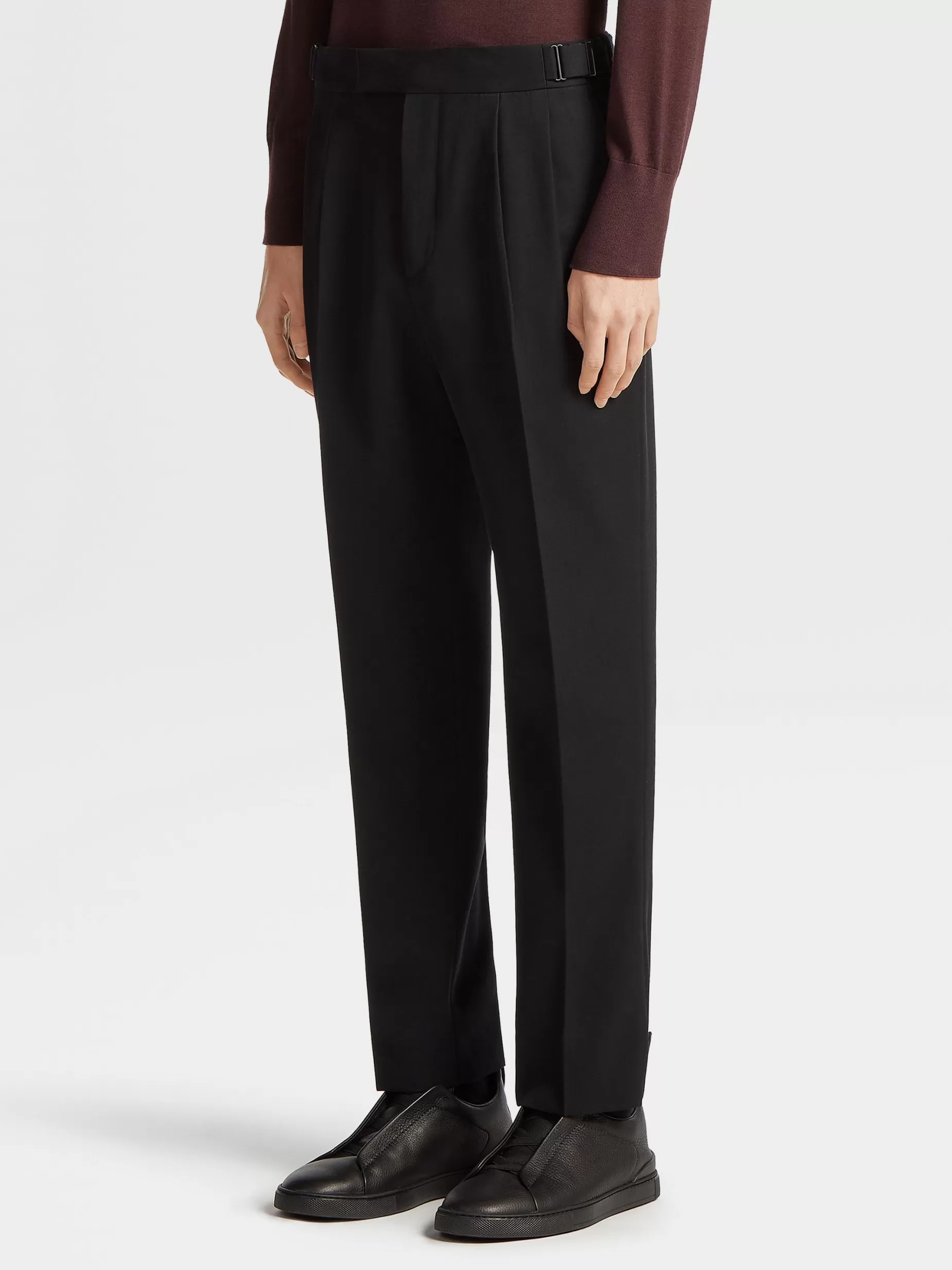 Pantalon en Coton et Laine<ZEGNA Discount