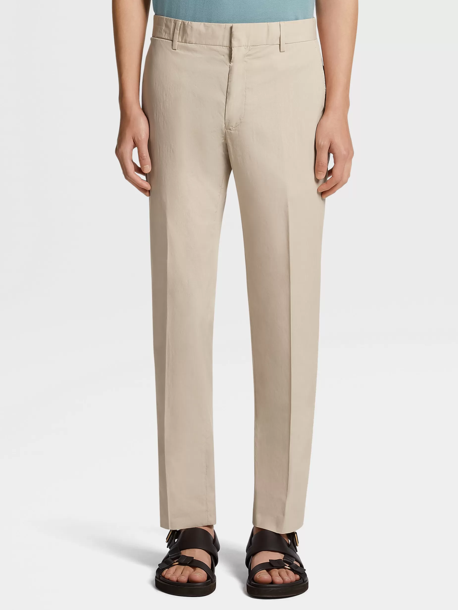 Pantalon en Coton Extensible<ZEGNA New