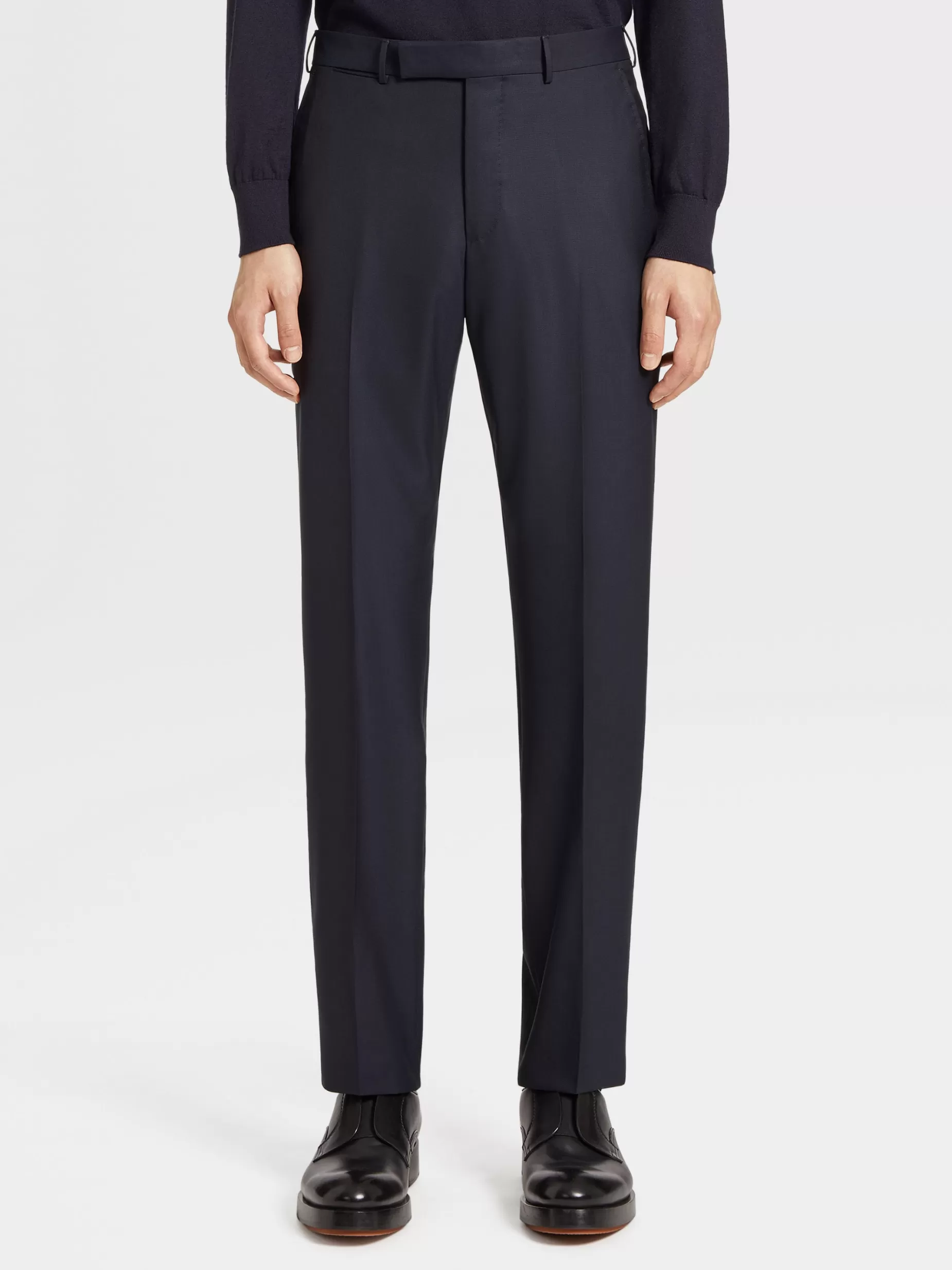 Pantalon en Laine 15milmil15 Bleu Marine<ZEGNA Cheap