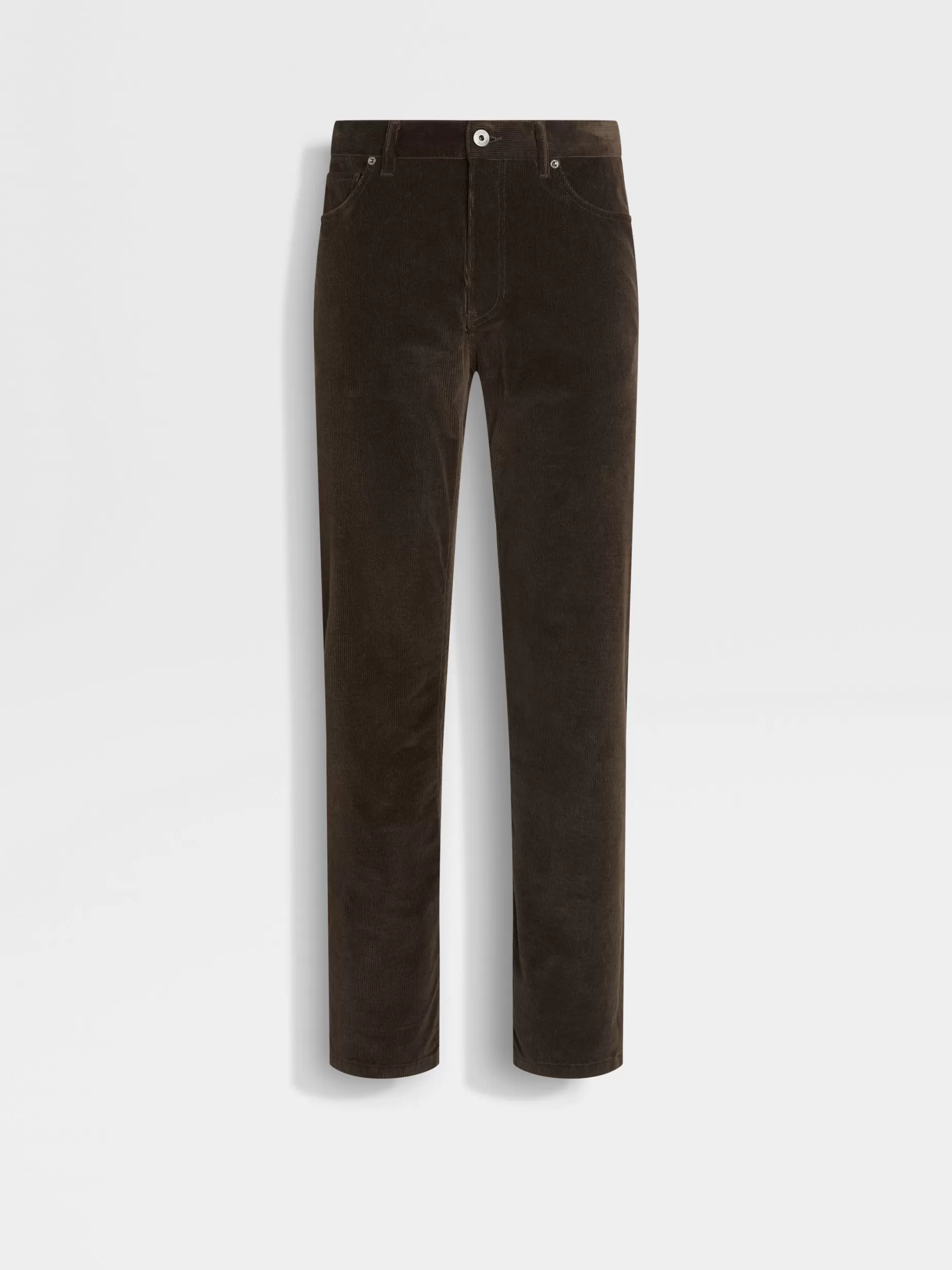 Pantalon Roccia en Cashco Marron Foncé<ZEGNA Best Sale