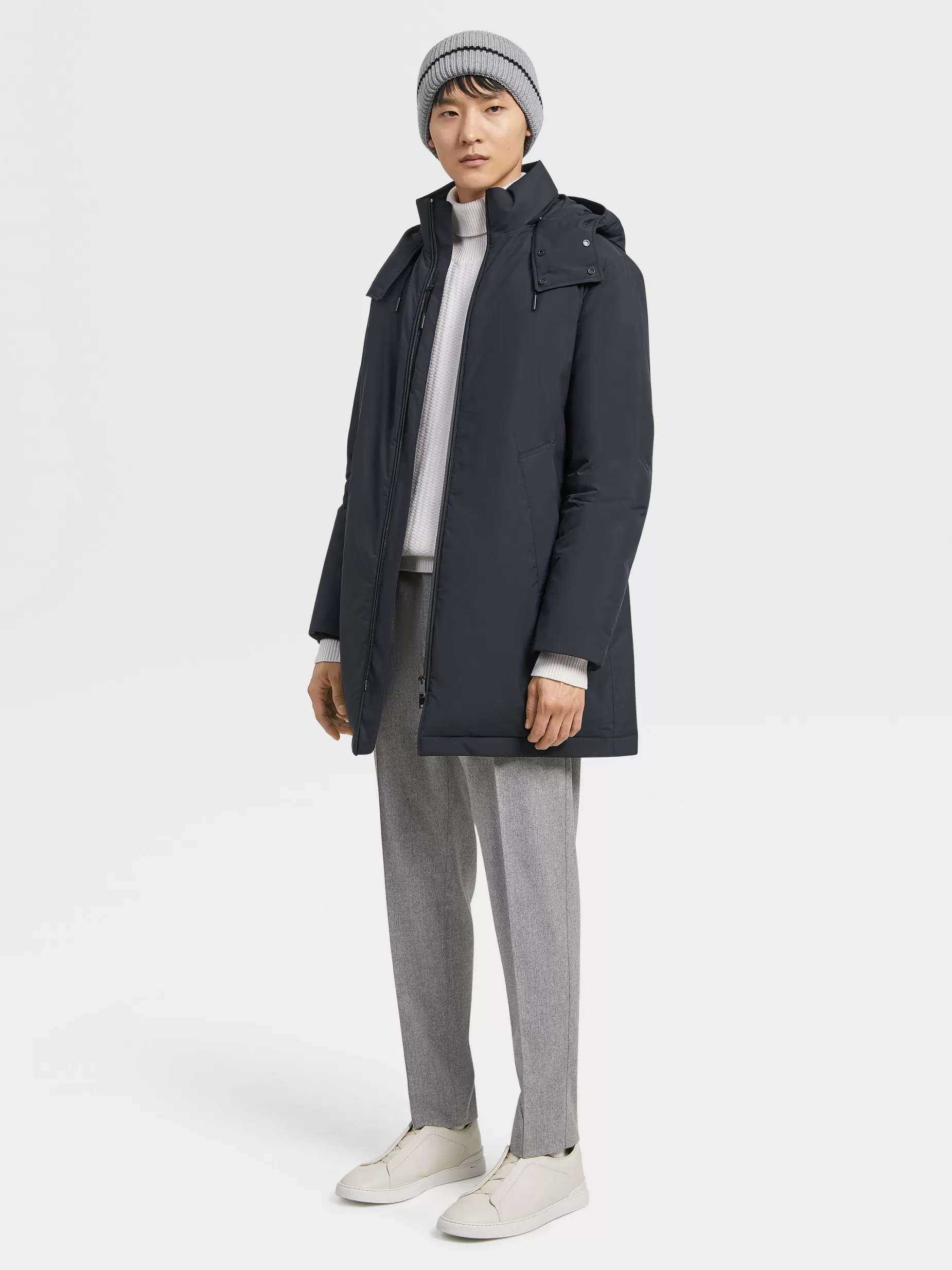 Parka en Nylon Stratos<ZEGNA Clearance