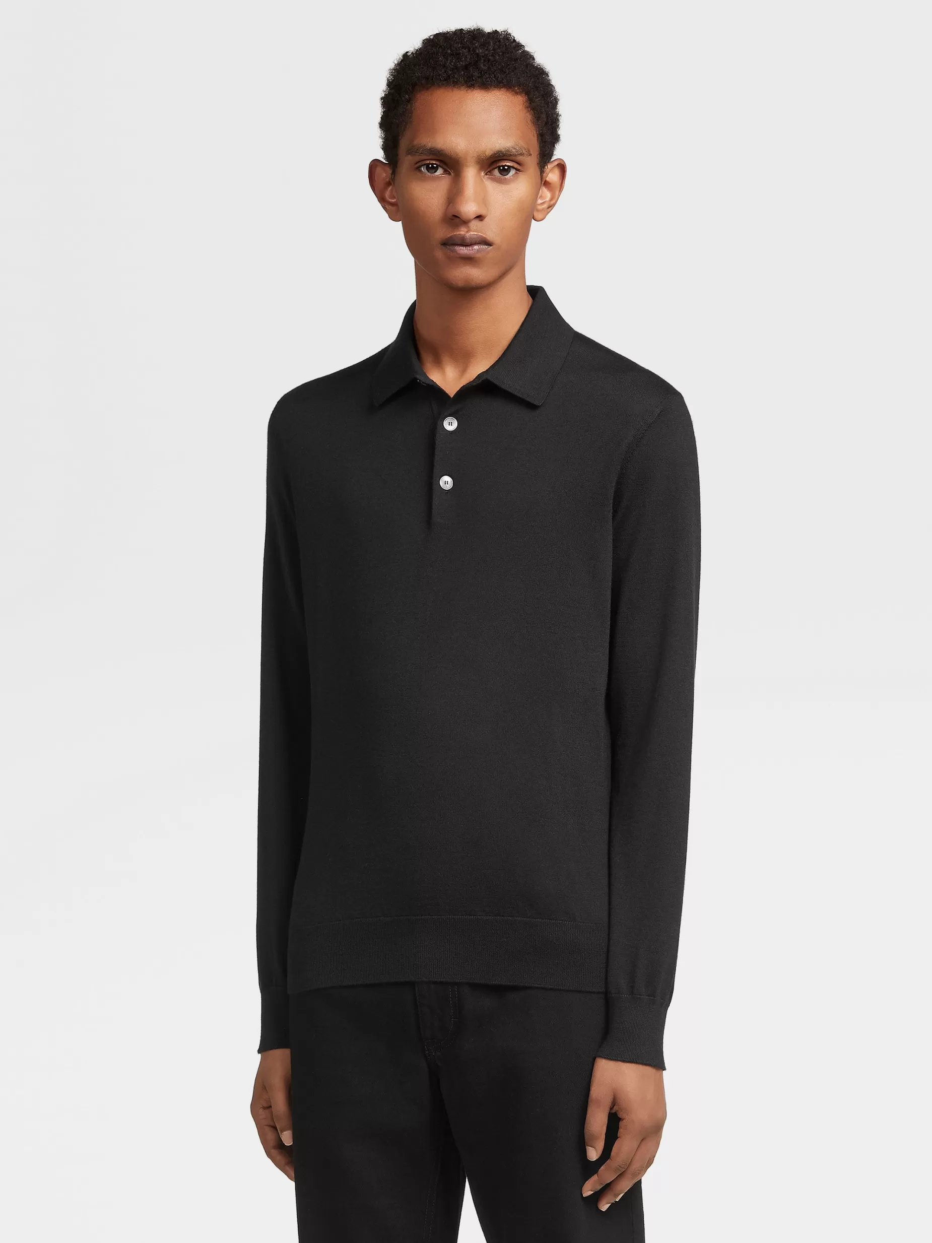 Polo en Cashseta<ZEGNA Clearance