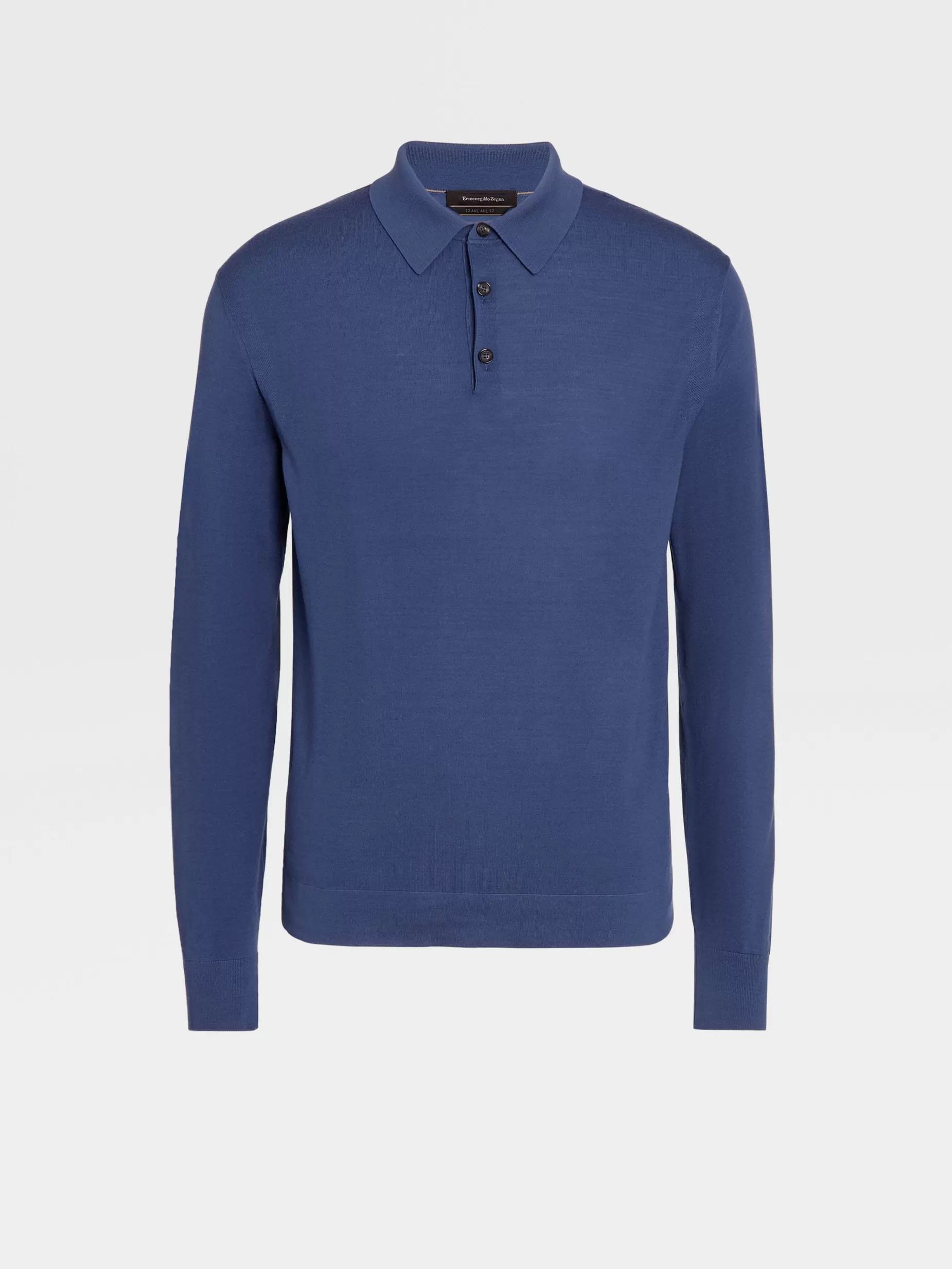 Polo en Laine 12milmil12 Bleu Clair<ZEGNA Sale