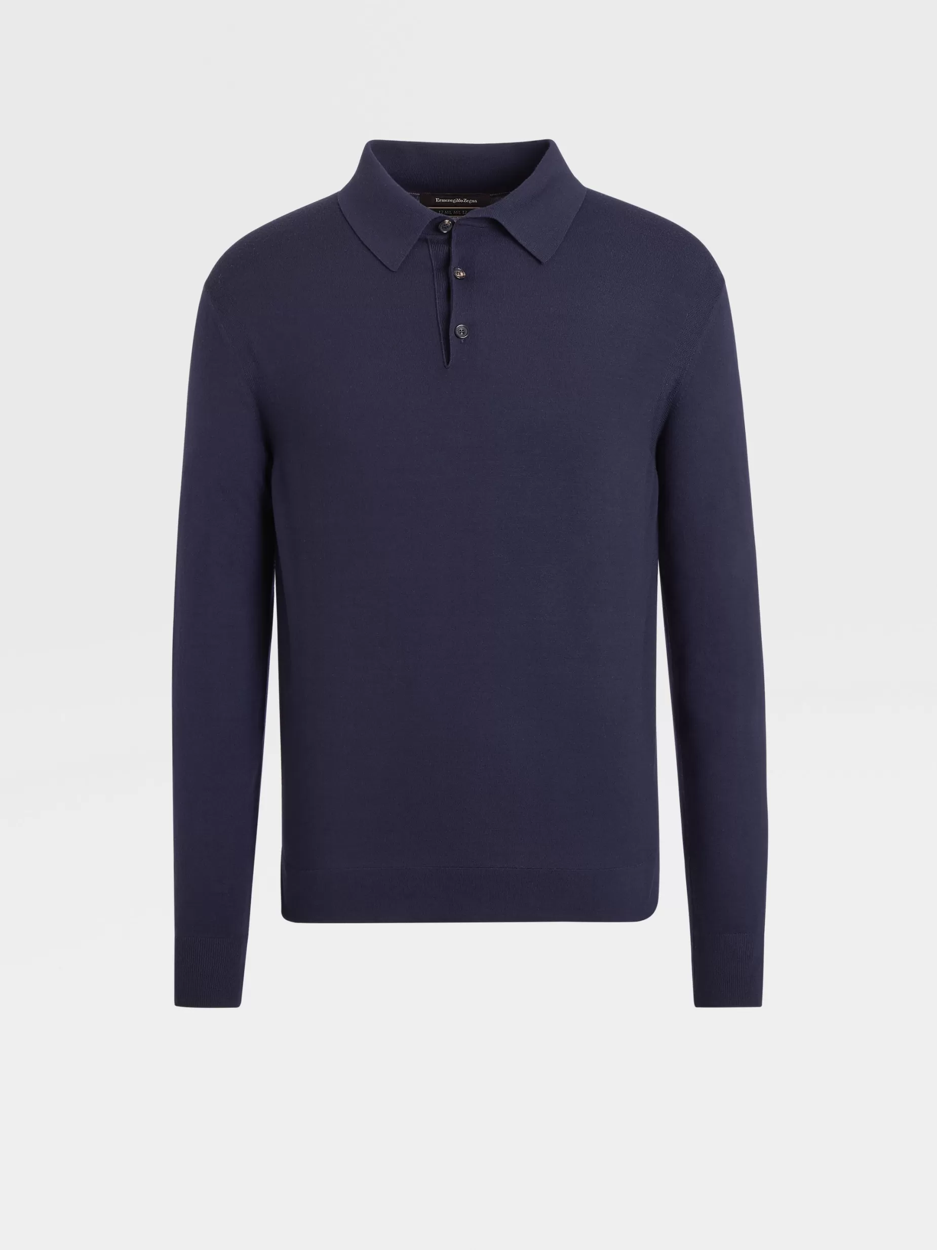 Polo en Laine 12milmil12 Bleu Marine<ZEGNA Shop