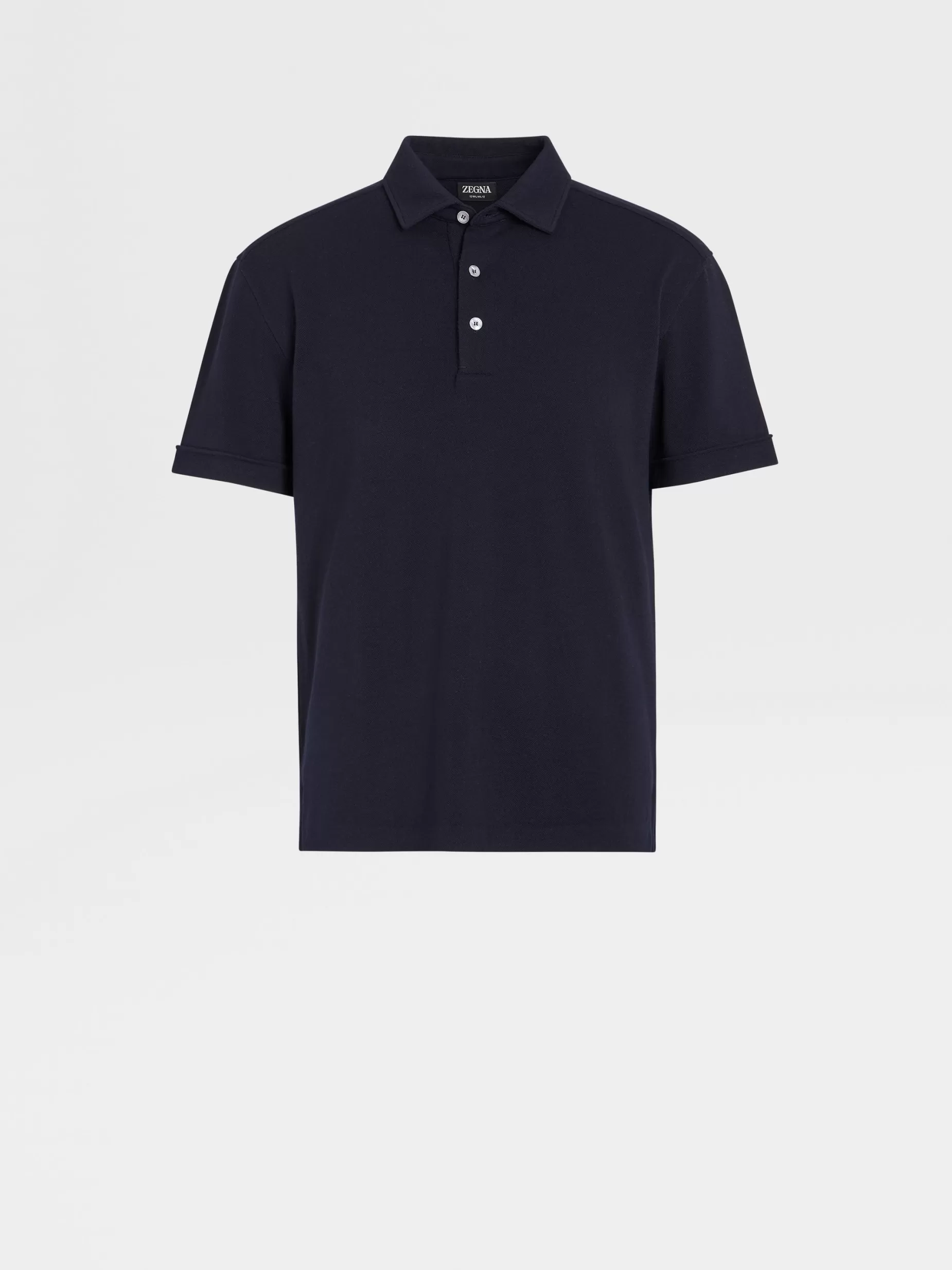 Polo en Laine 12milmil12 Bleu Marine<ZEGNA Clearance