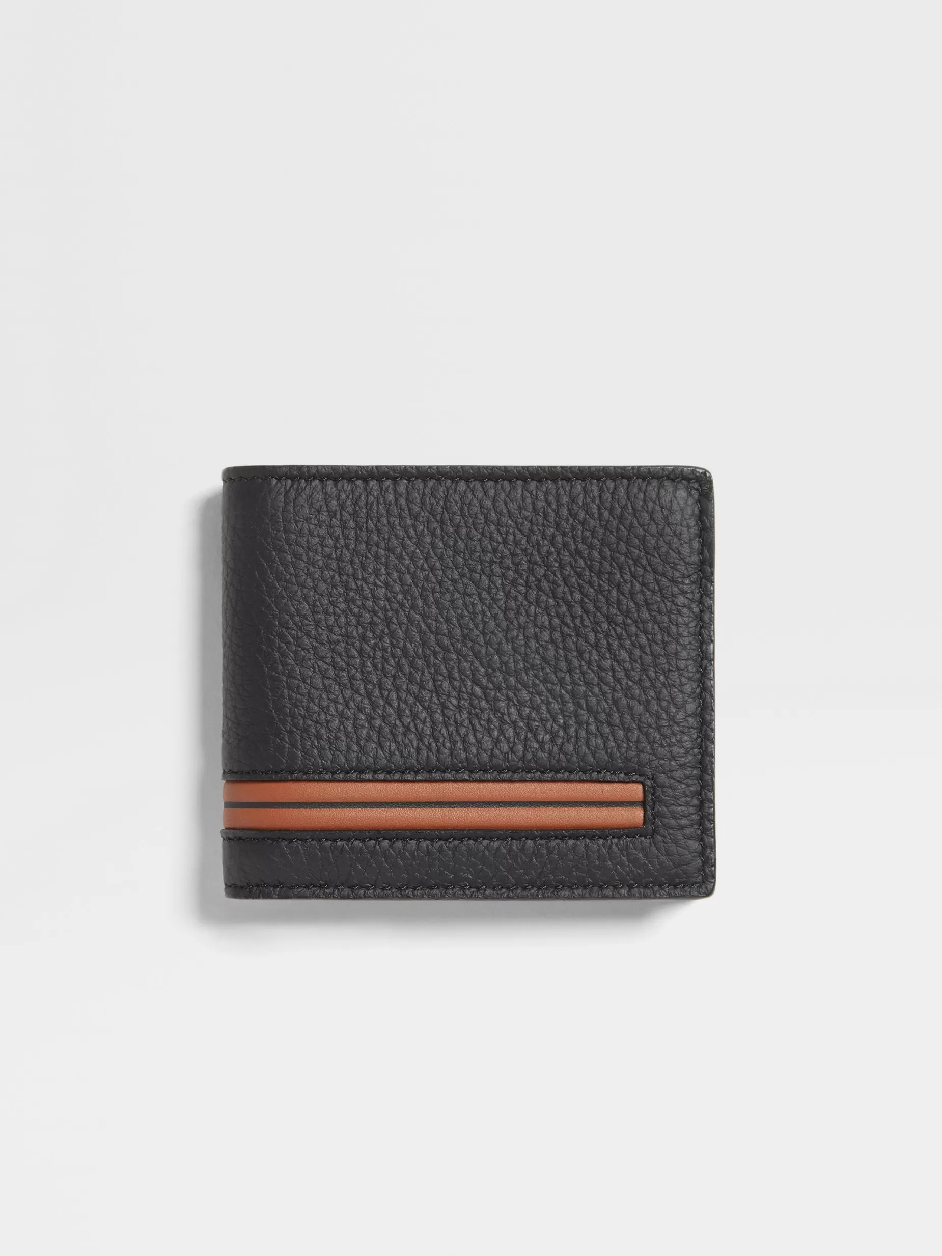 Portefeuille à Deux Volets en Cuir de Cerf<ZEGNA Outlet