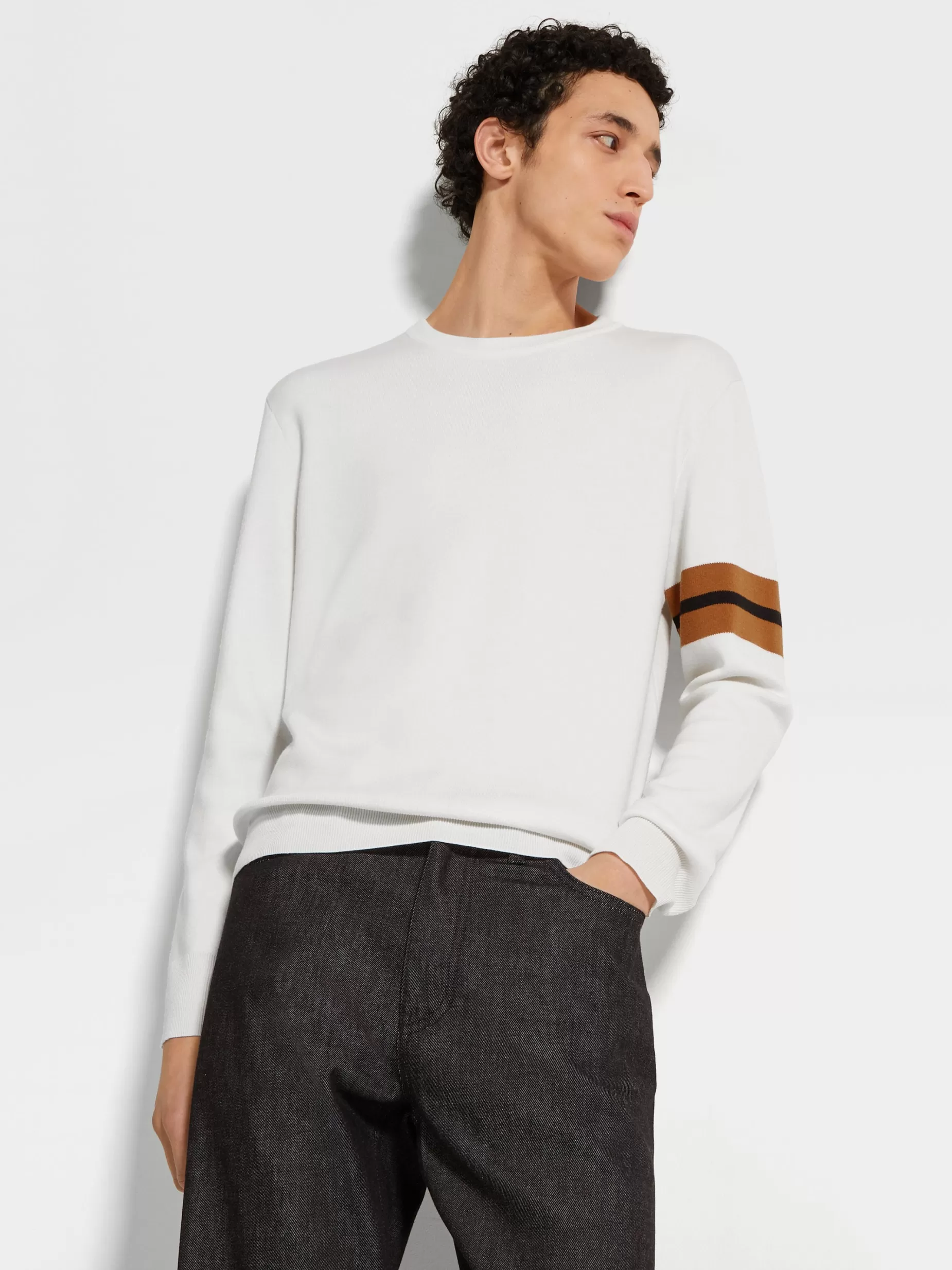 Pull Ras du Cou en Laine High Performance™<ZEGNA Discount