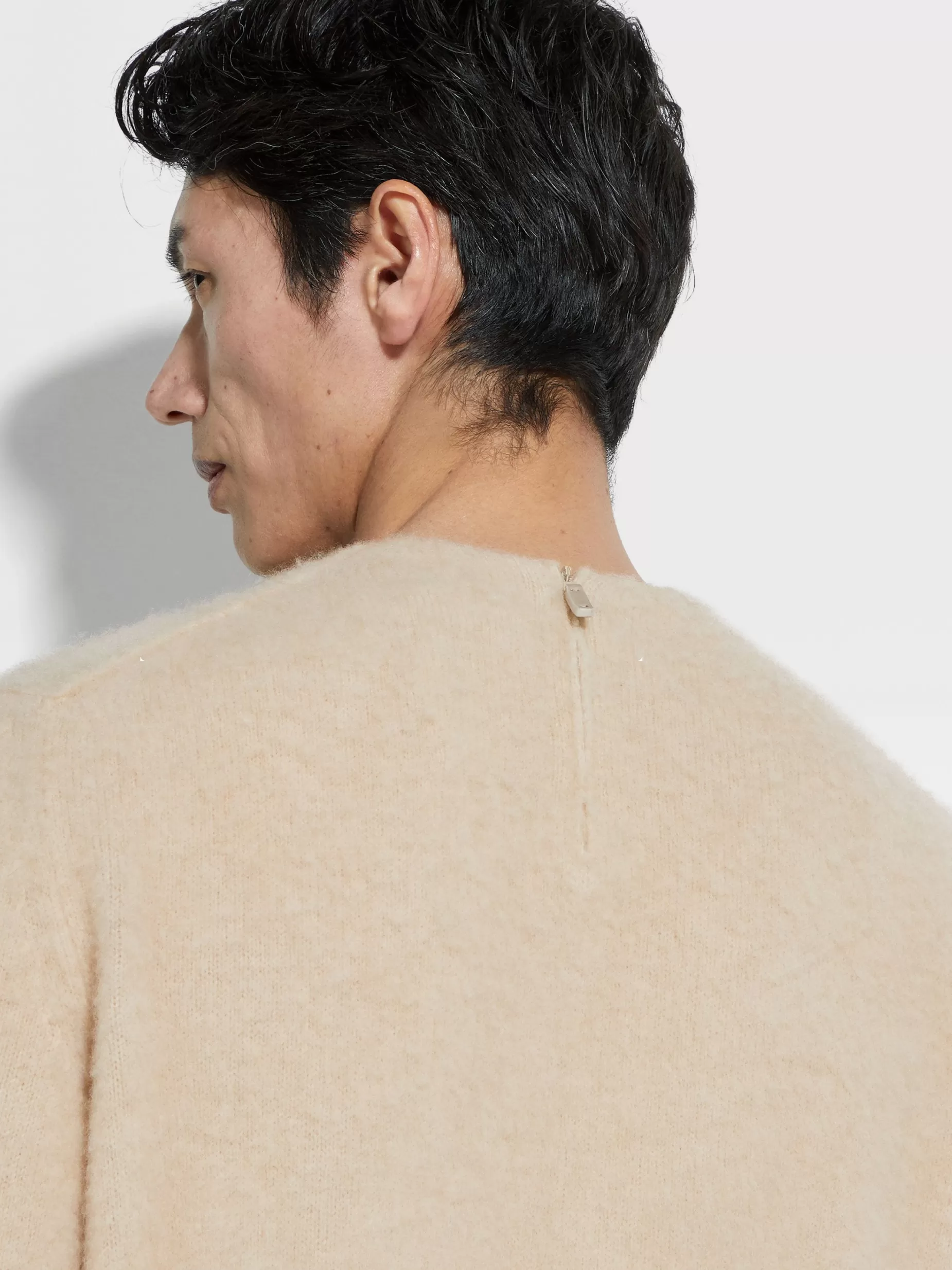 Pull Ras du Cou Oasi Cashmere Beige Clair<ZEGNA Flash Sale