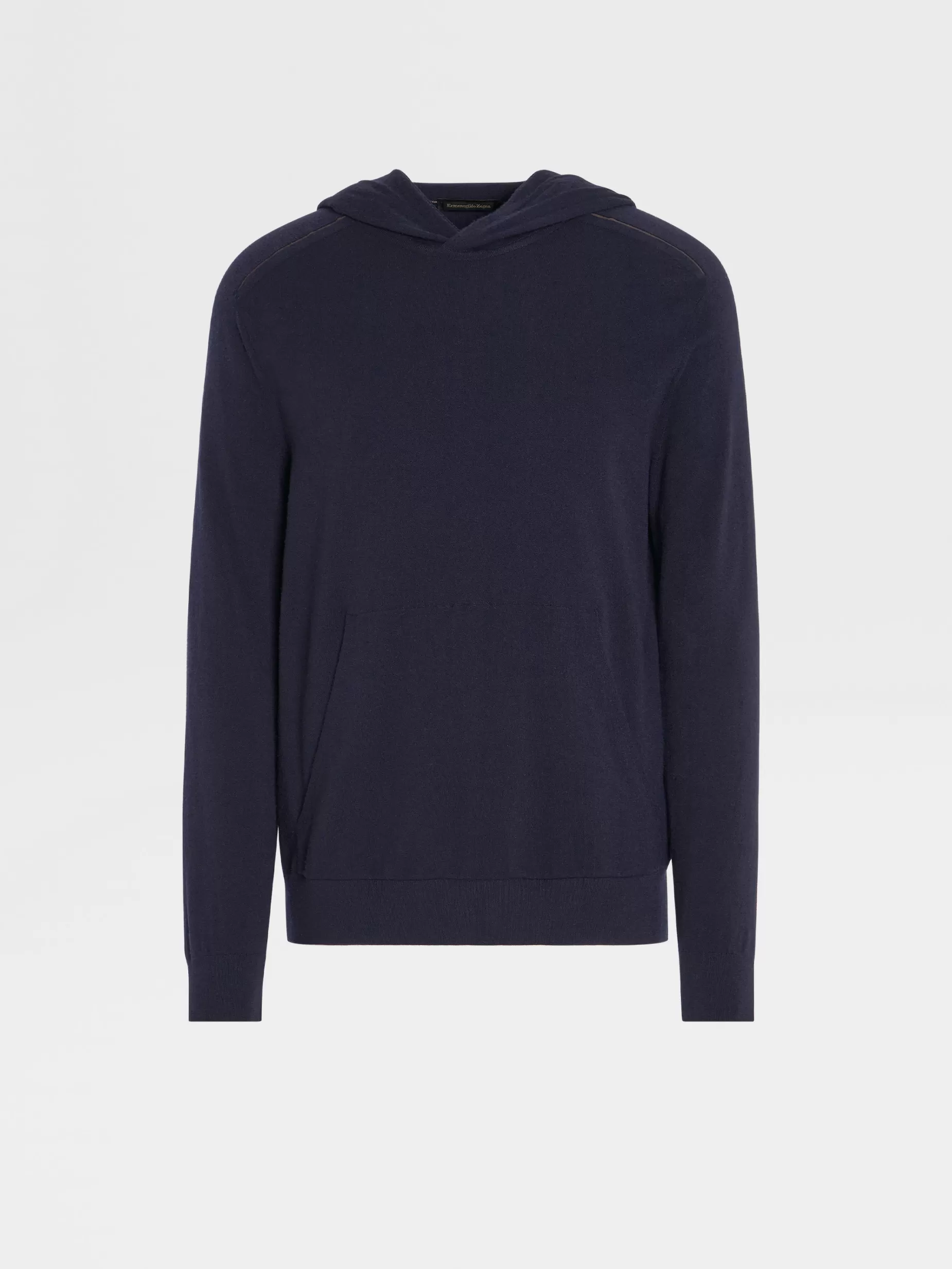 Sweat-shirt à Capuche en Laine 12milmil12 Bleu Marine<ZEGNA Hot