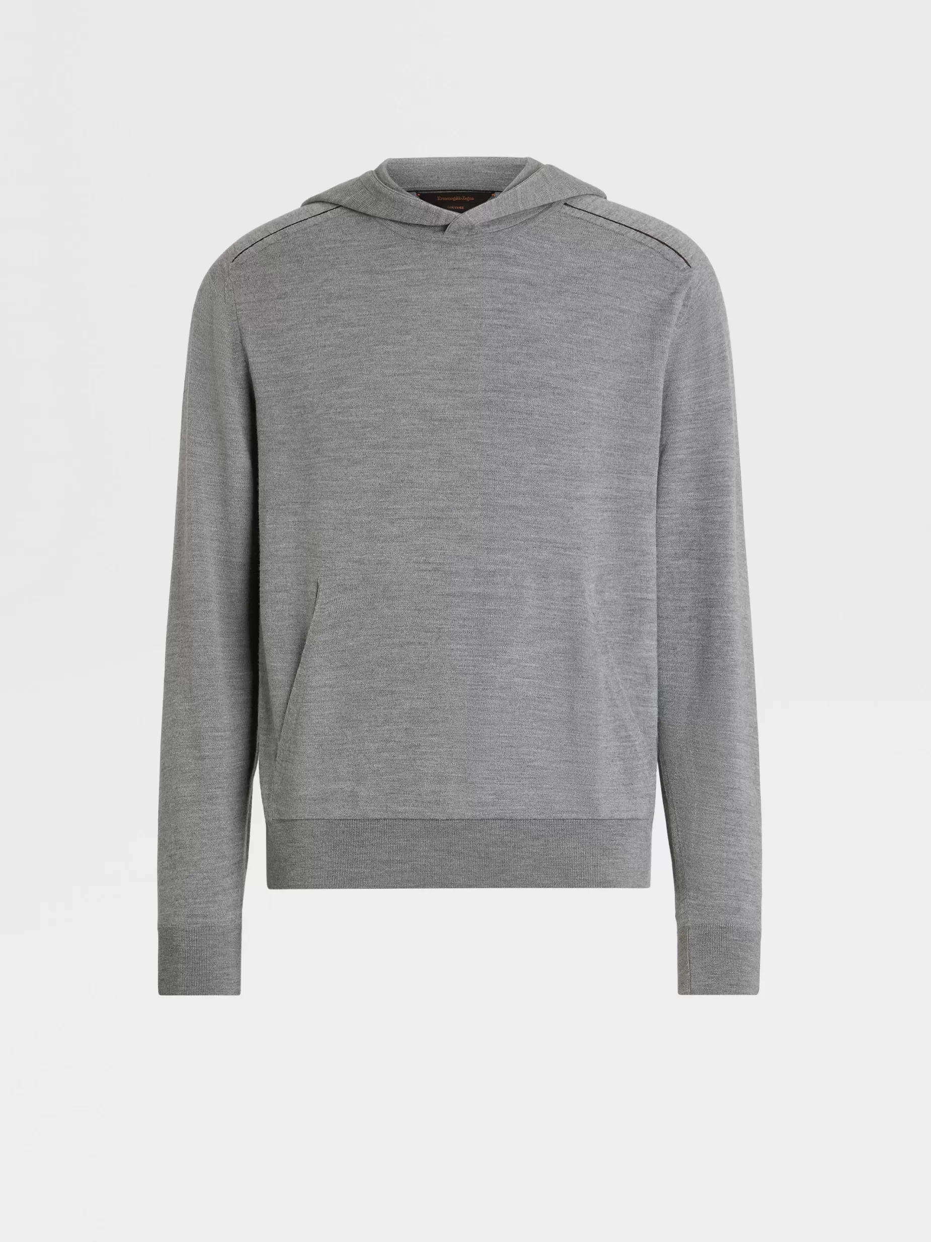 Sweat-shirt à Capuche en Laine 12milmil12 Gris Chiné<ZEGNA New