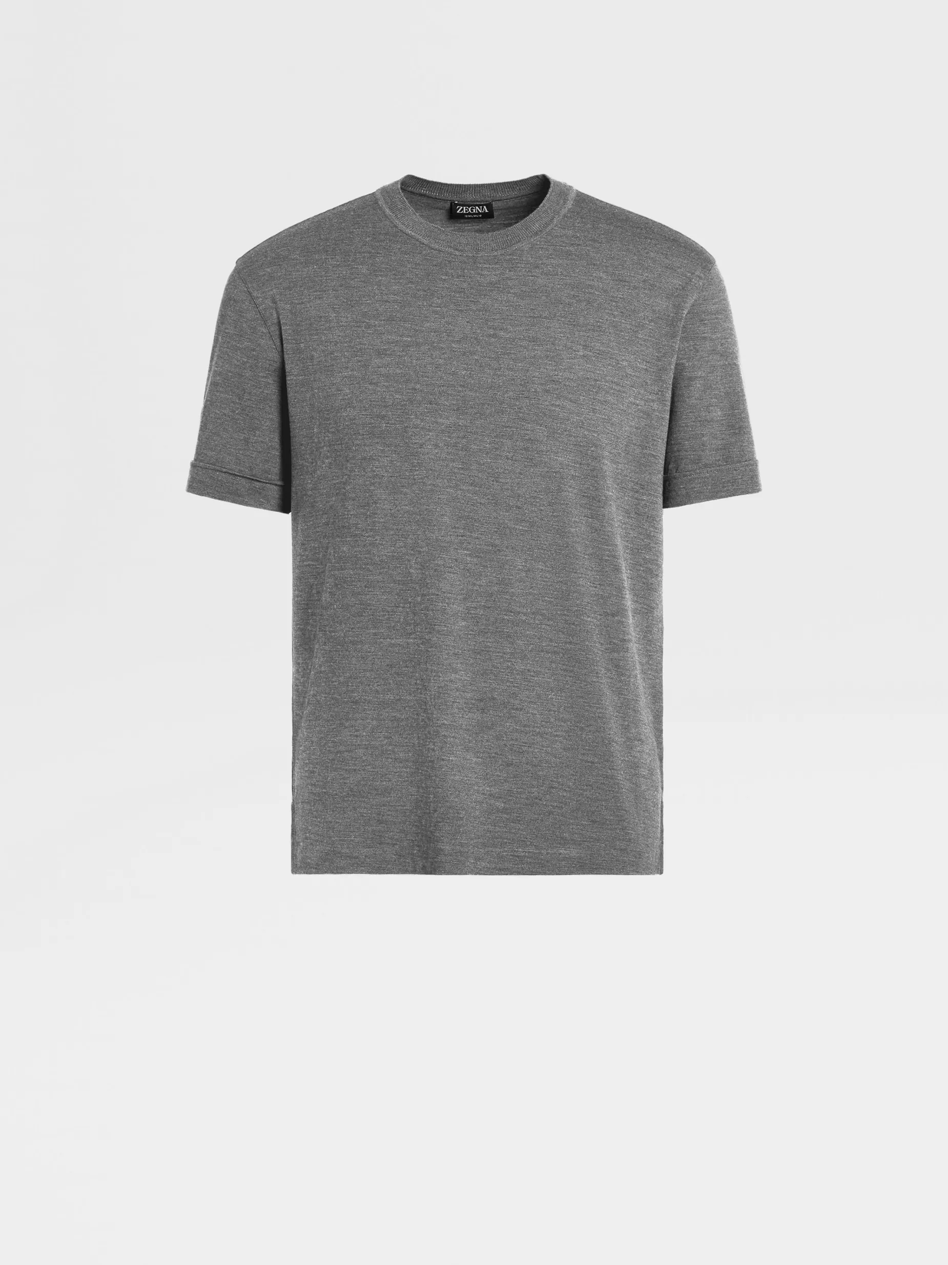 T-shirt en Laine 12milmil12 Gris Chiné<ZEGNA Best