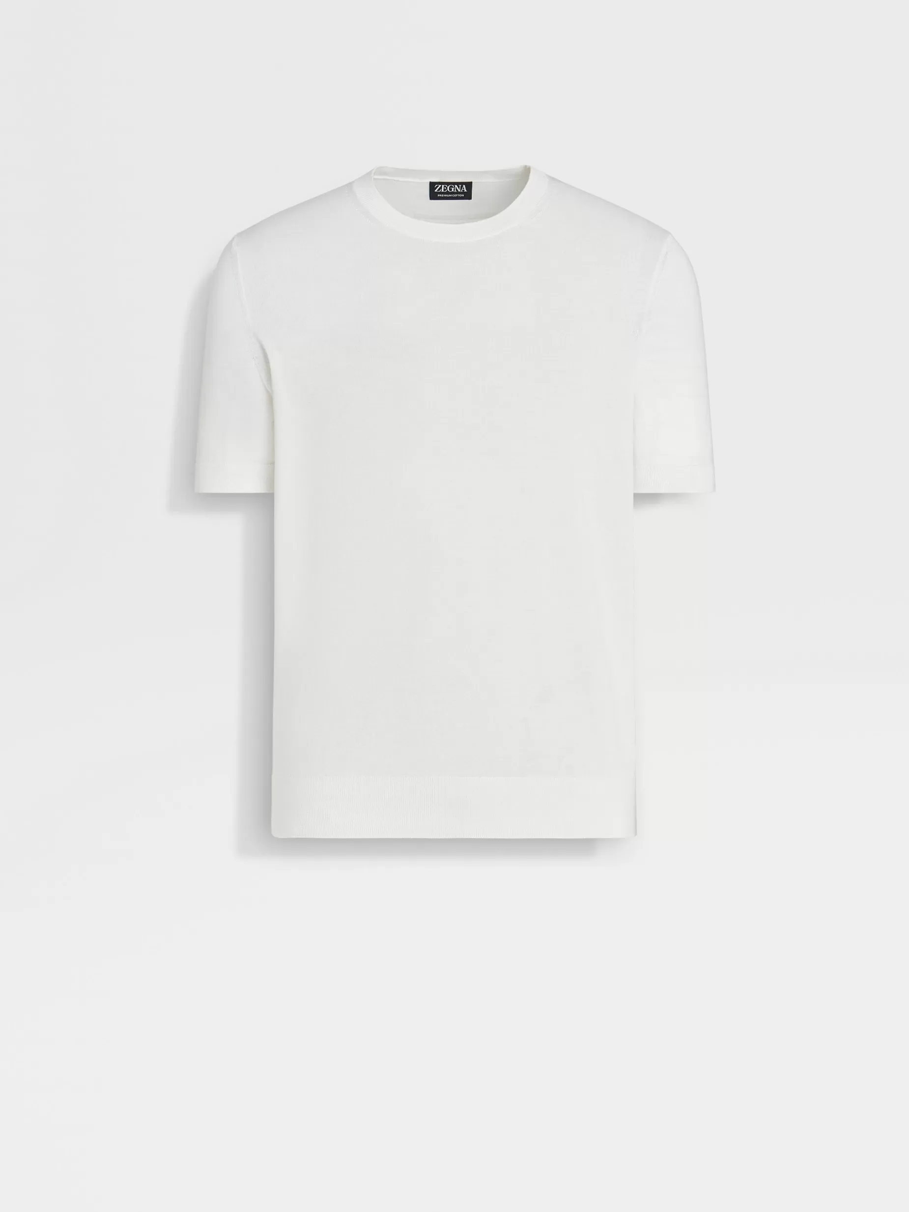 T-Shirt Ras du Cou en Premium Cotton<ZEGNA Store