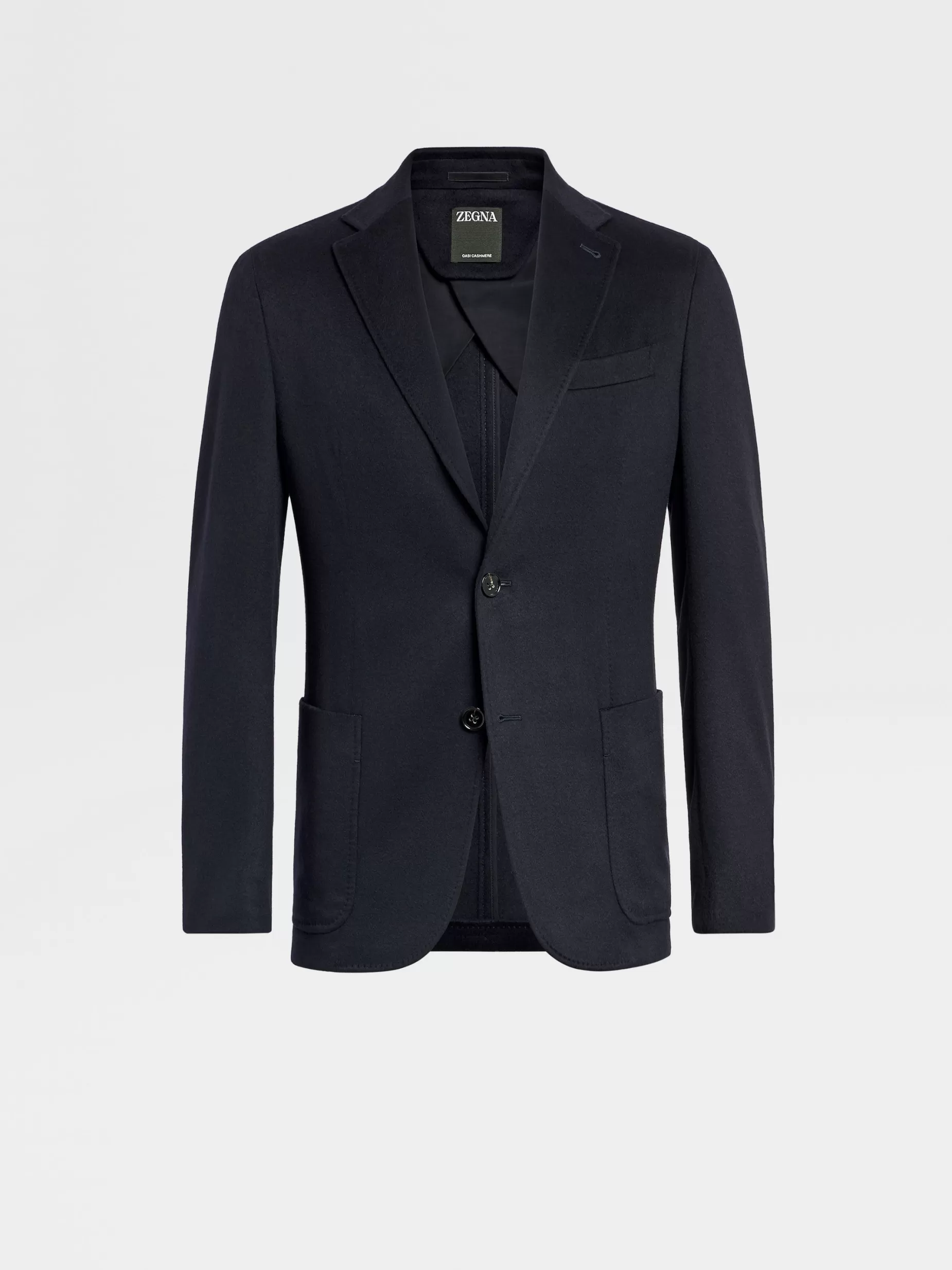 Veste Chemise en Oasi Cashmere Bleu Marine<ZEGNA Discount